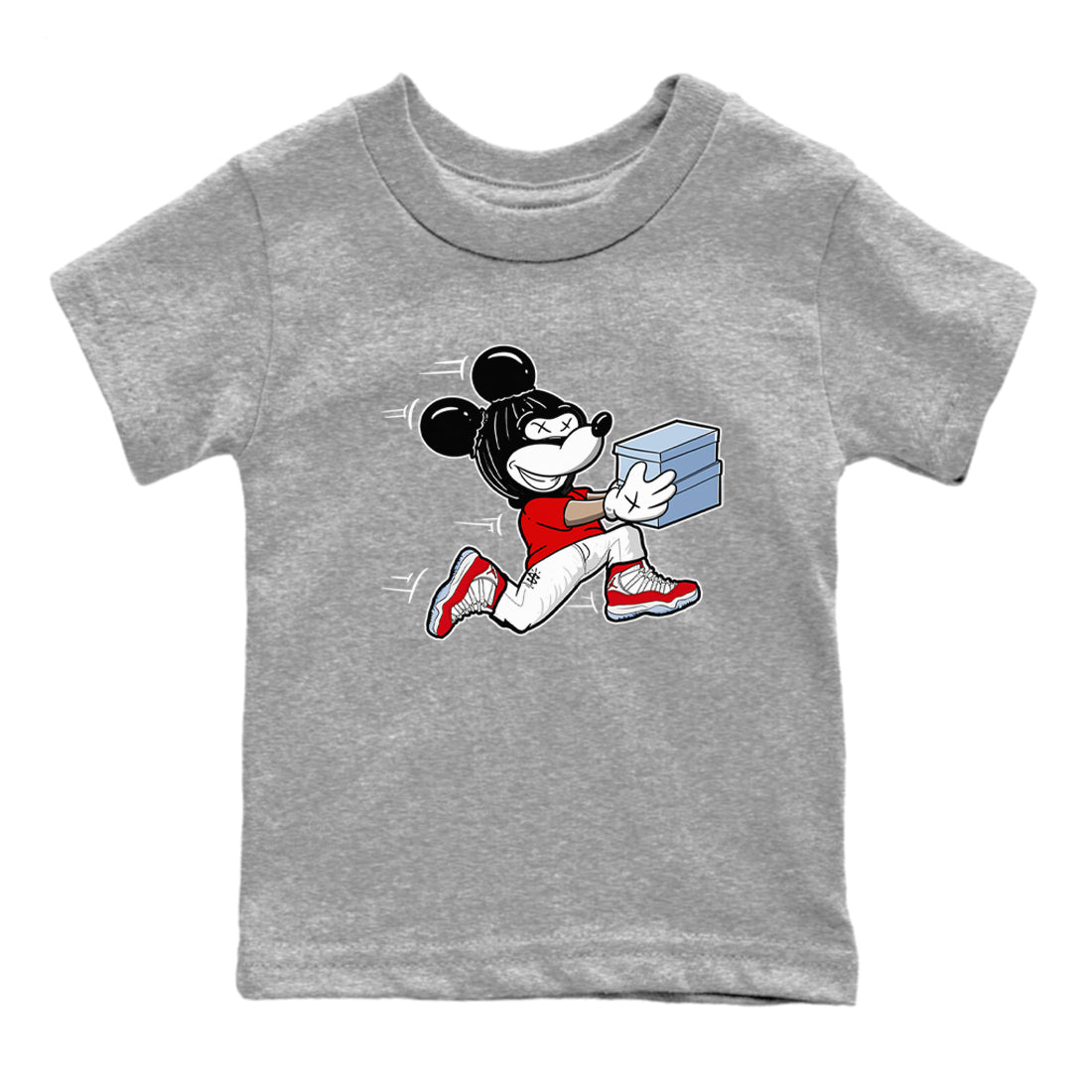 Thief Mouse snkmatch Tees Kids - Air Jordan 11 Cherry