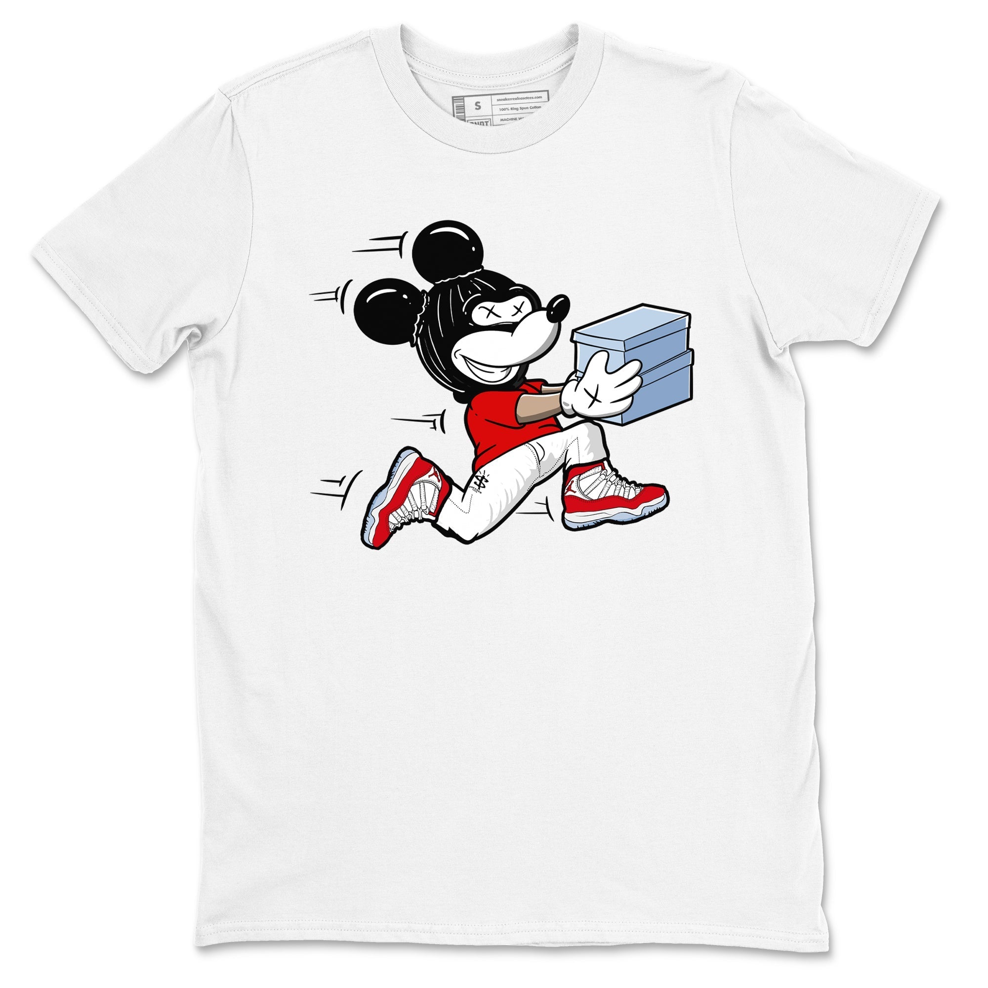 Thief Mouse snkmatch Tees - Air Jordan 11 Cherry