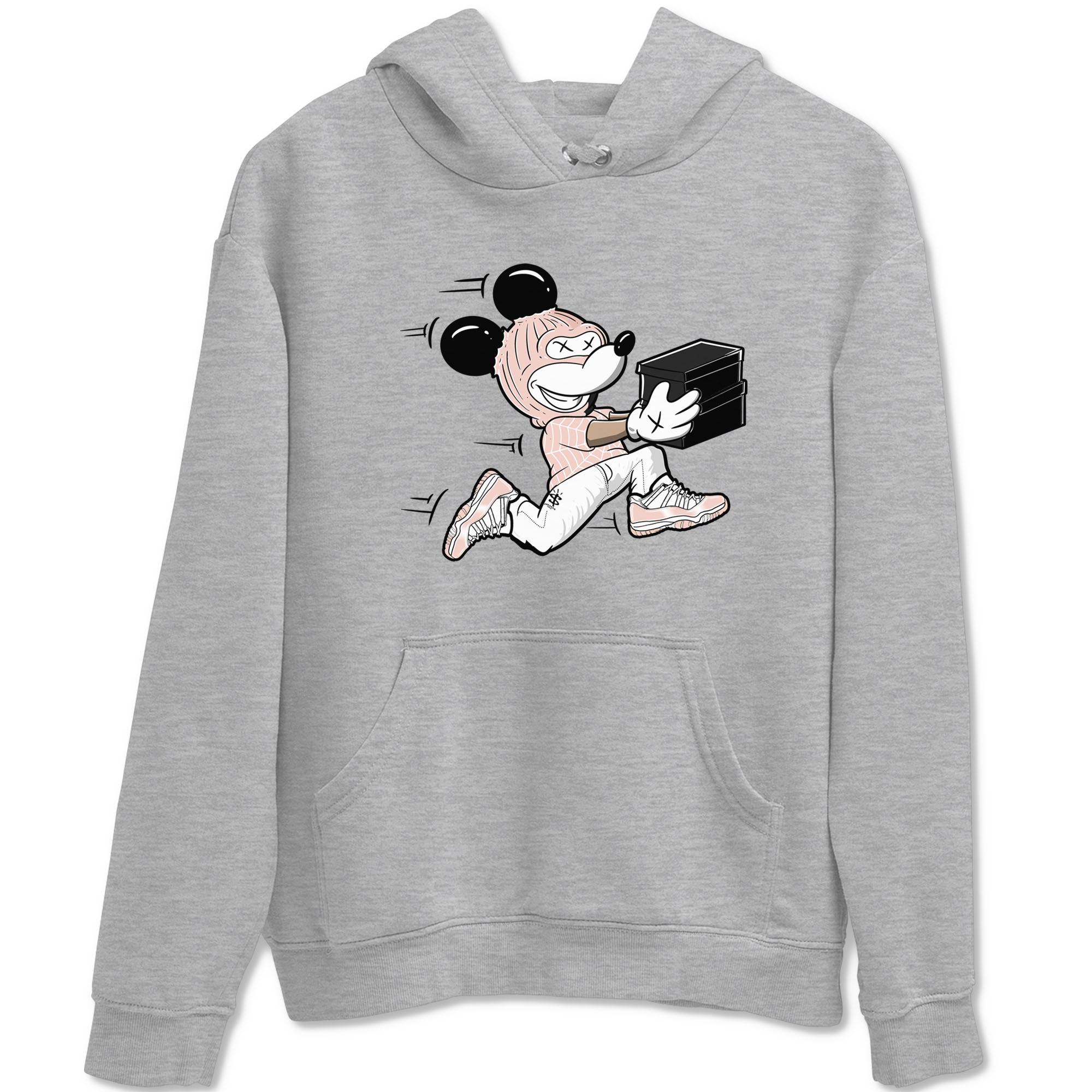 Thief Mouse snkmatch Tees - Air Jordan 11 Legend Pink