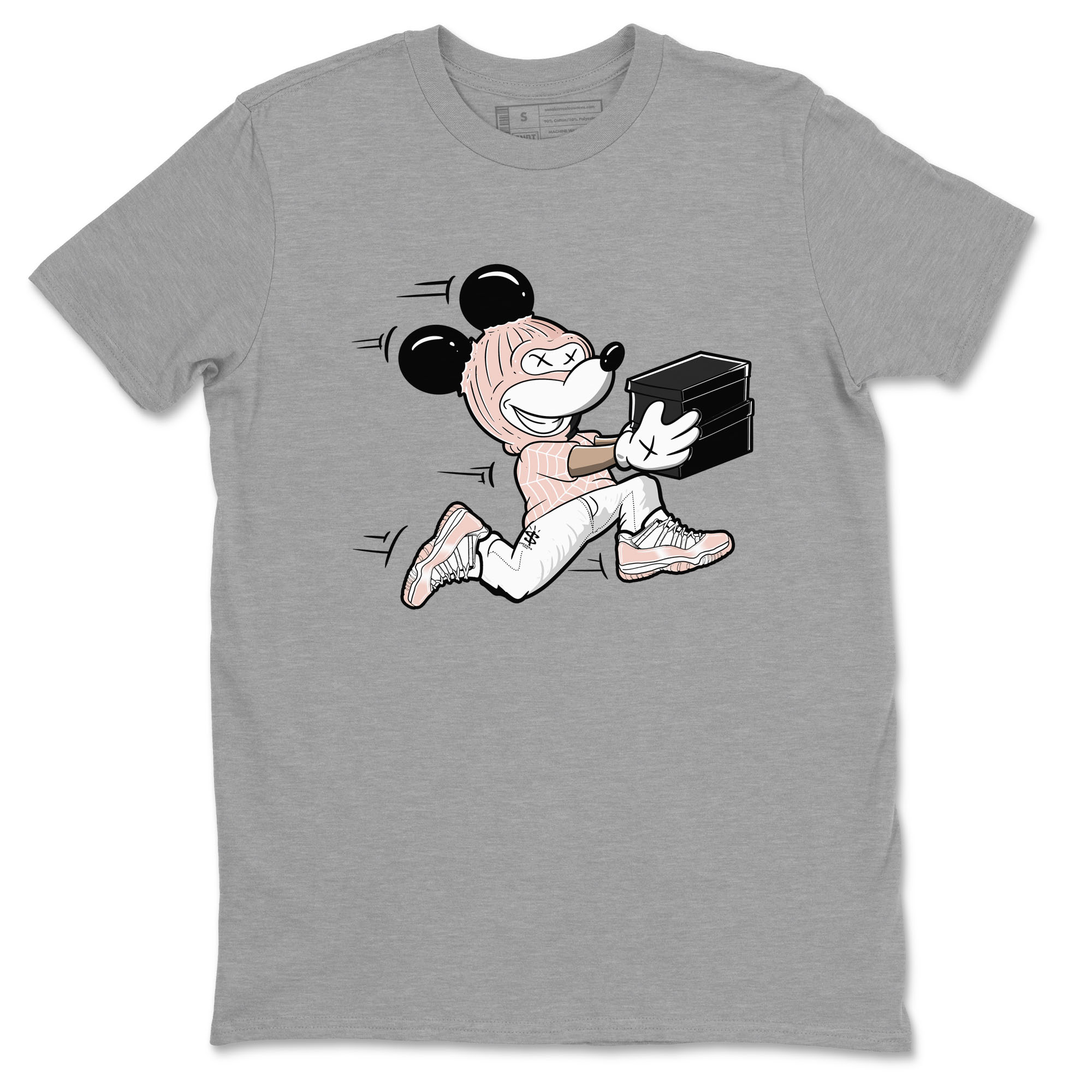 Thief Mouse snkmatch Tees - Air Jordan 11 Legend Pink