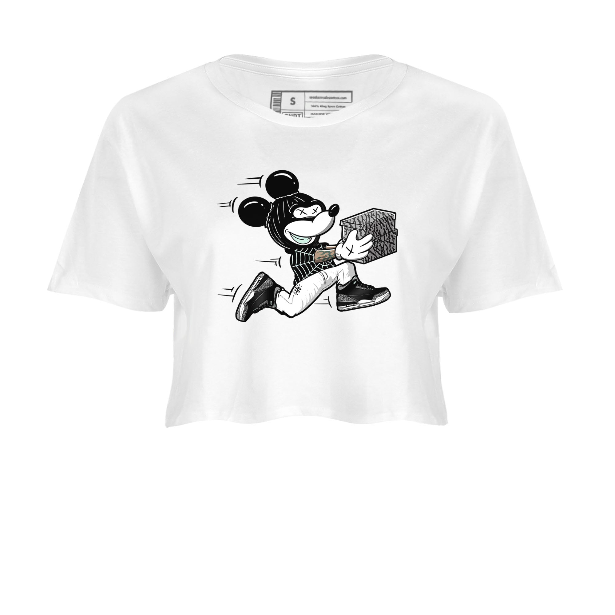 Thief Mouse snkmatch Women's Top - Air Jordan 3 Green Glow