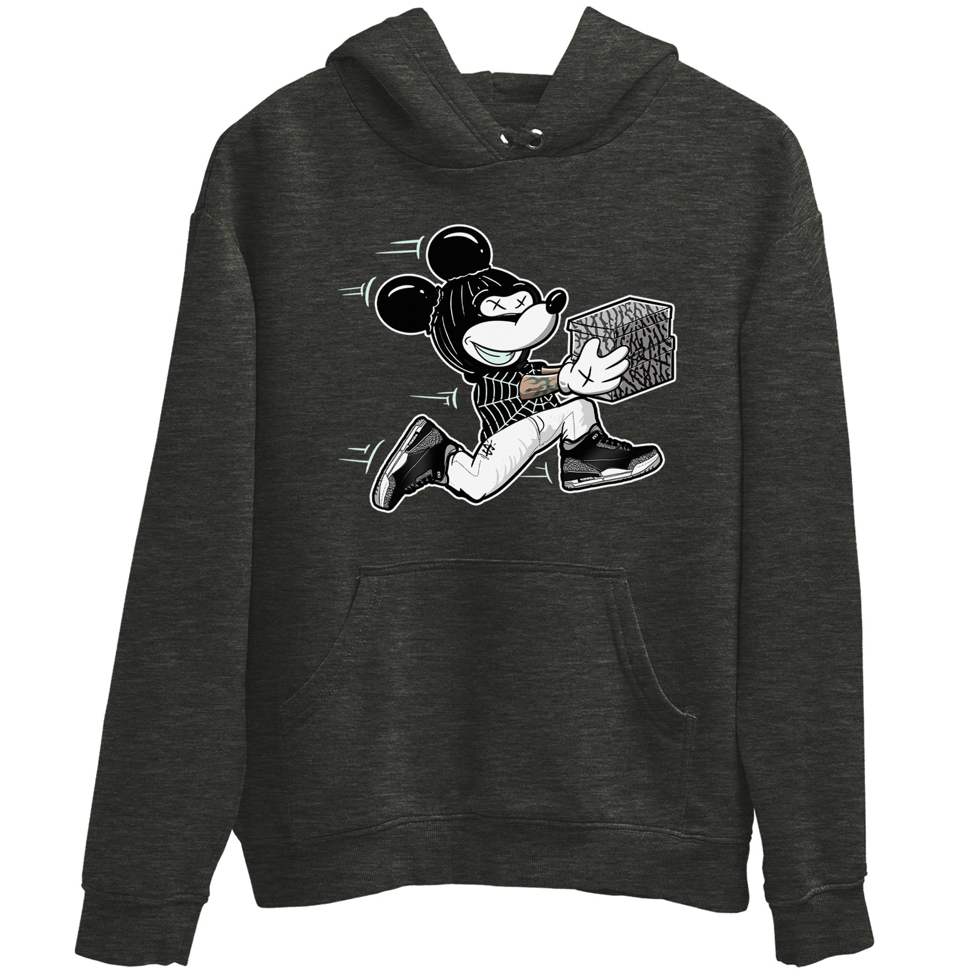 Thief Mouse snkmatch Tees - Air Jordan 3 Green Glow