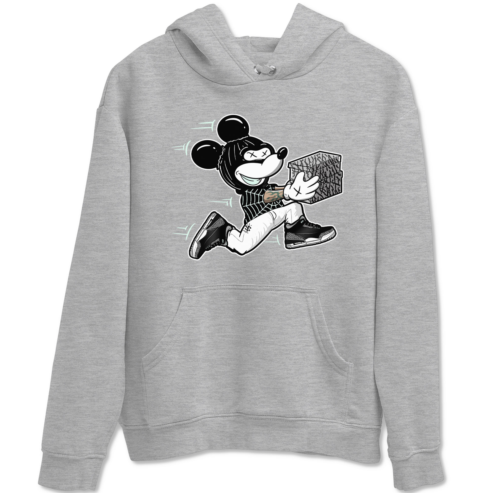 Thief Mouse snkmatch Tees - Air Jordan 3 Green Glow