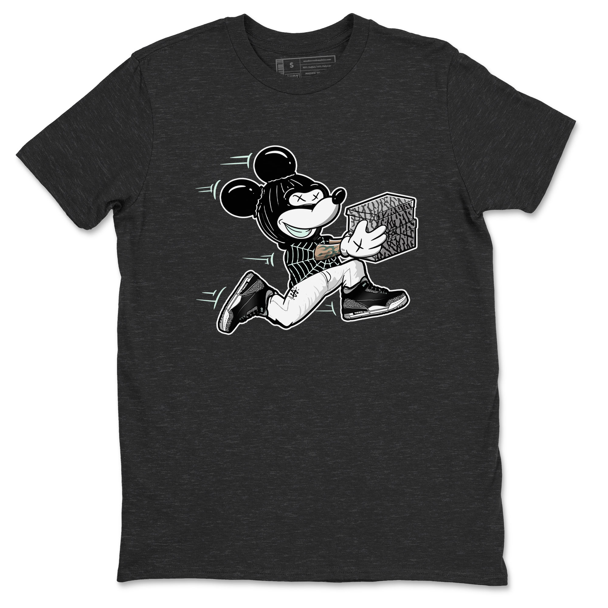 Thief Mouse snkmatch Tees - Air Jordan 3 Green Glow
