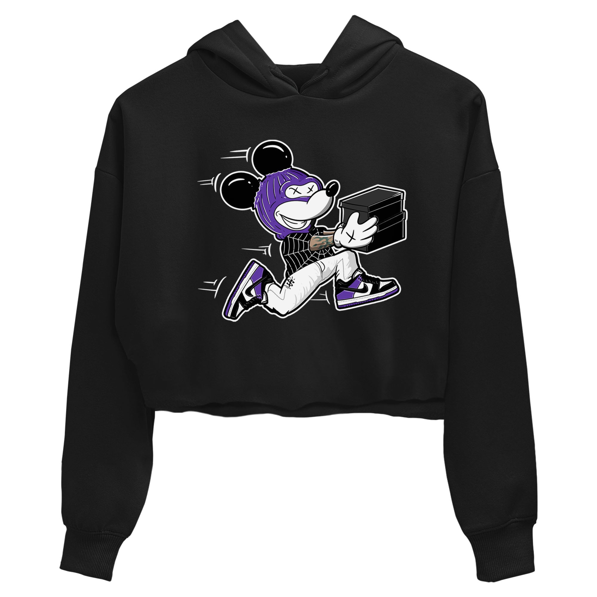 Thief Mouse snkmatch Women's Top - Dunk Low Court Purple