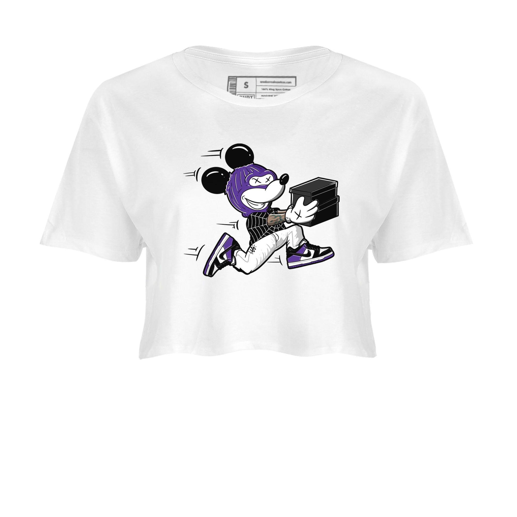 Thief Mouse snkmatch Women's Top - Dunk Low Court Purple