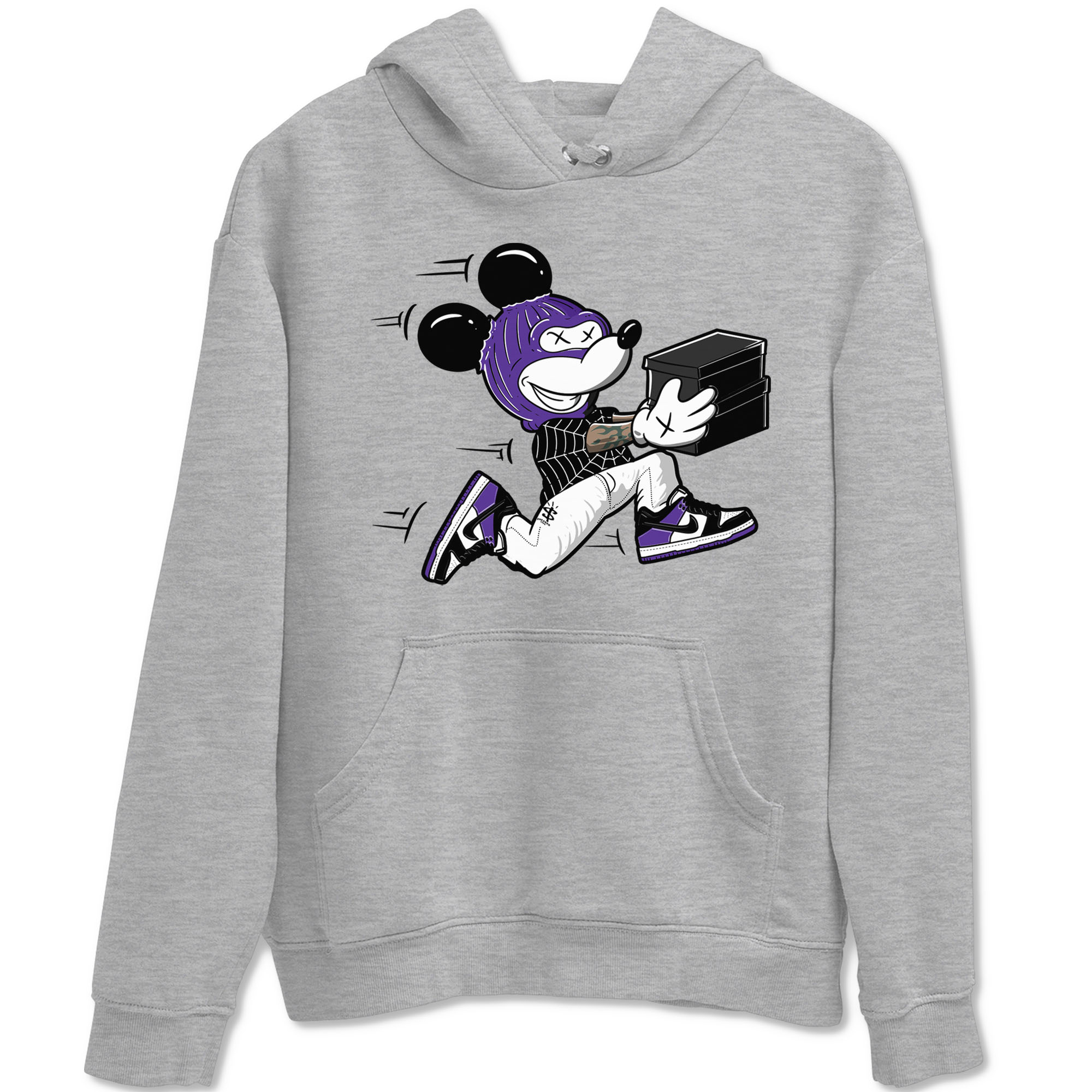 Thief Mouse snkmatch Tees - Dunk Low Court Purple