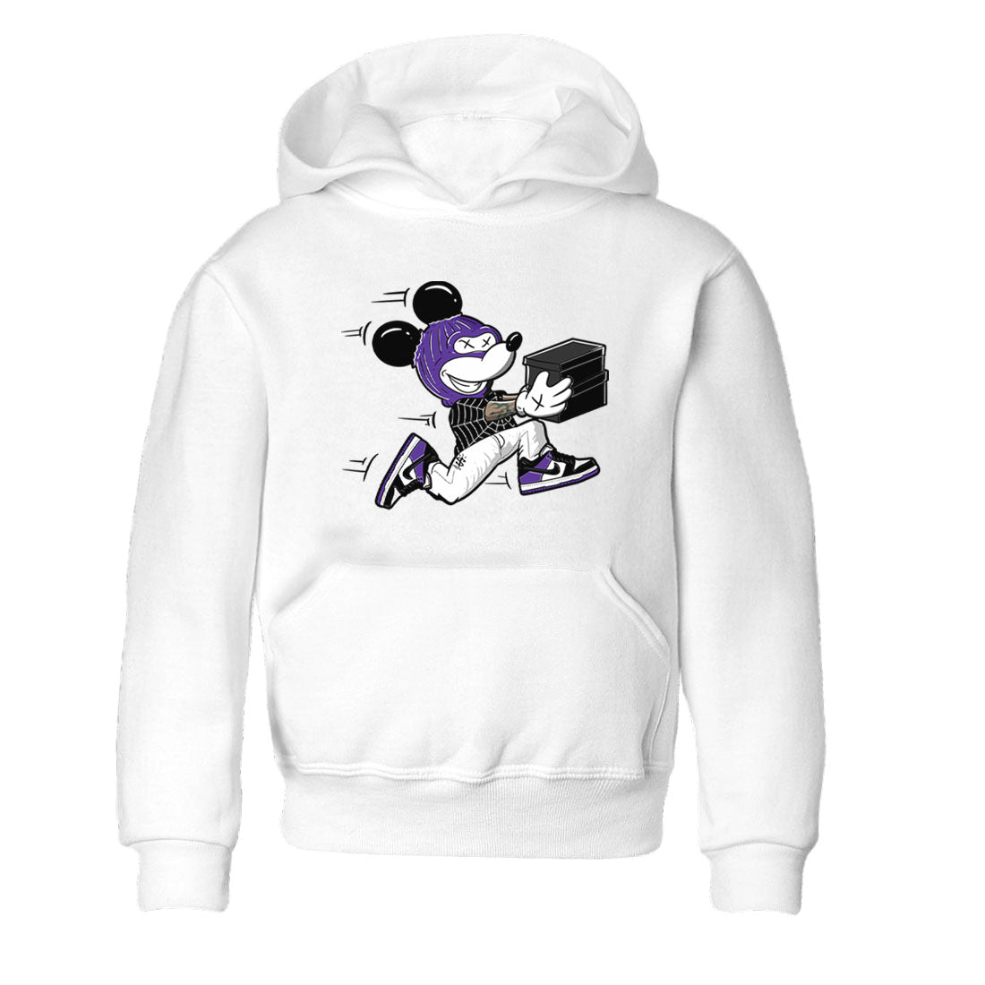 Thief Mouse snkmatch Tees Kids - Dunk Low Court Purple