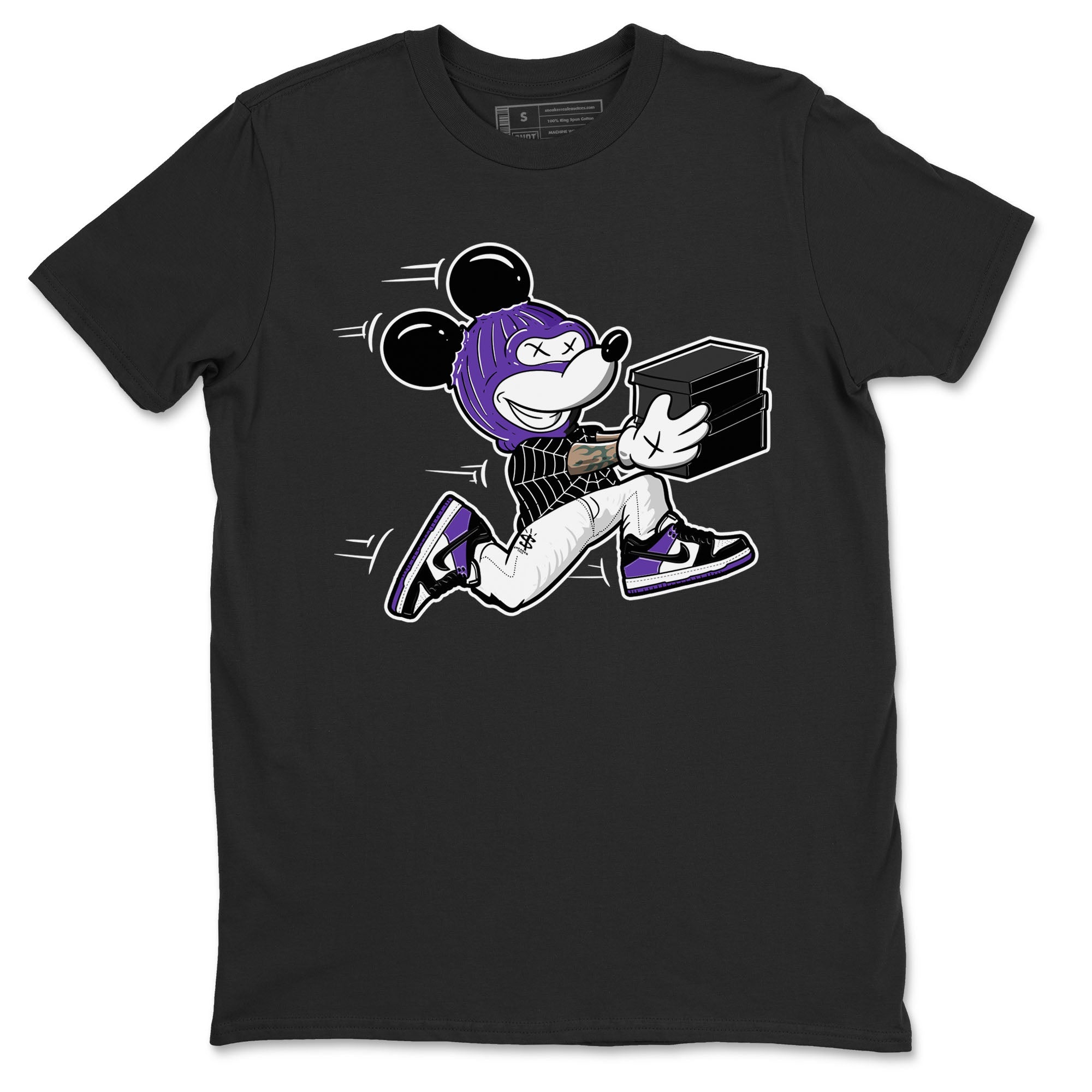 Thief Mouse snkmatch Tees - Dunk Low Court Purple