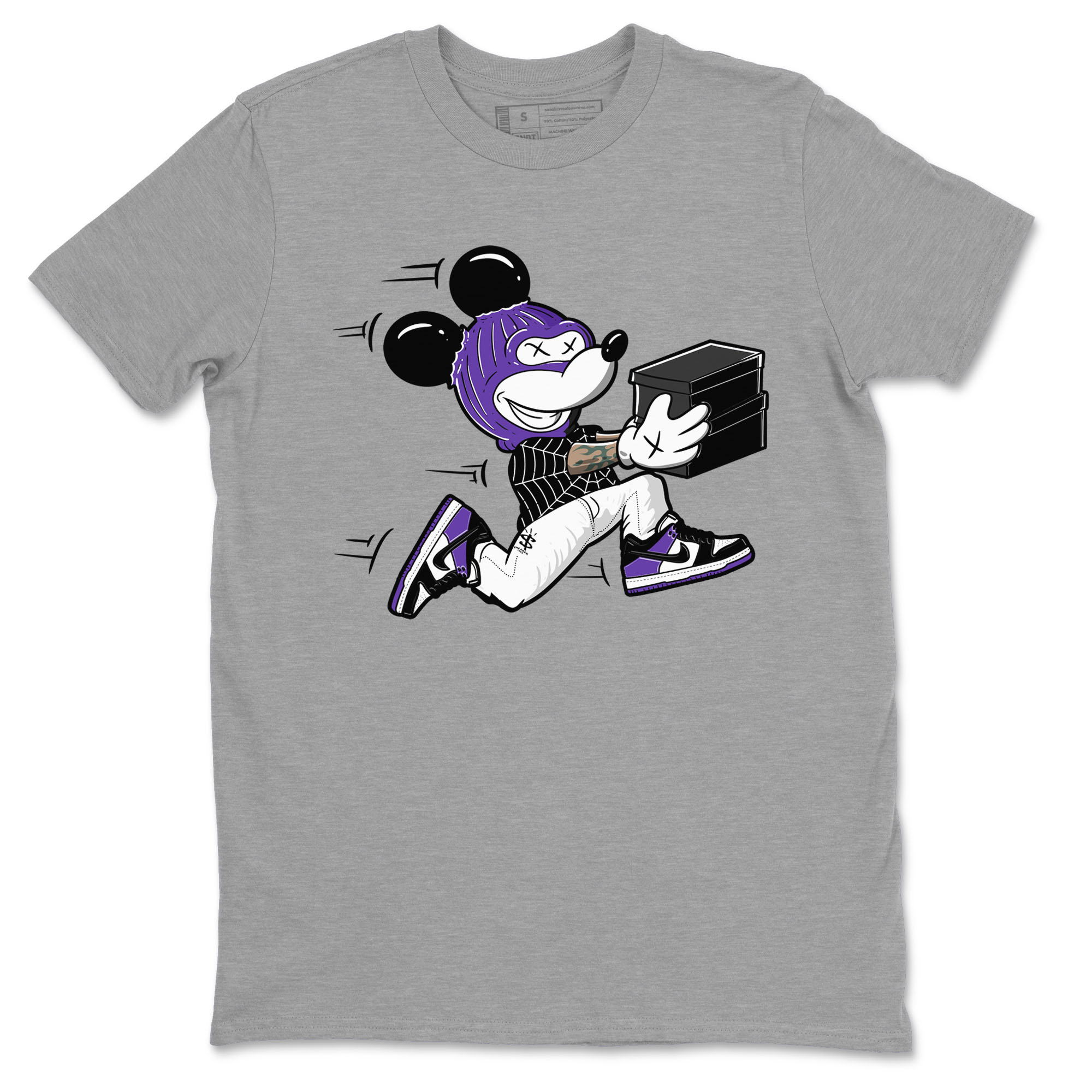 Thief Mouse snkmatch Tees - Dunk Low Court Purple