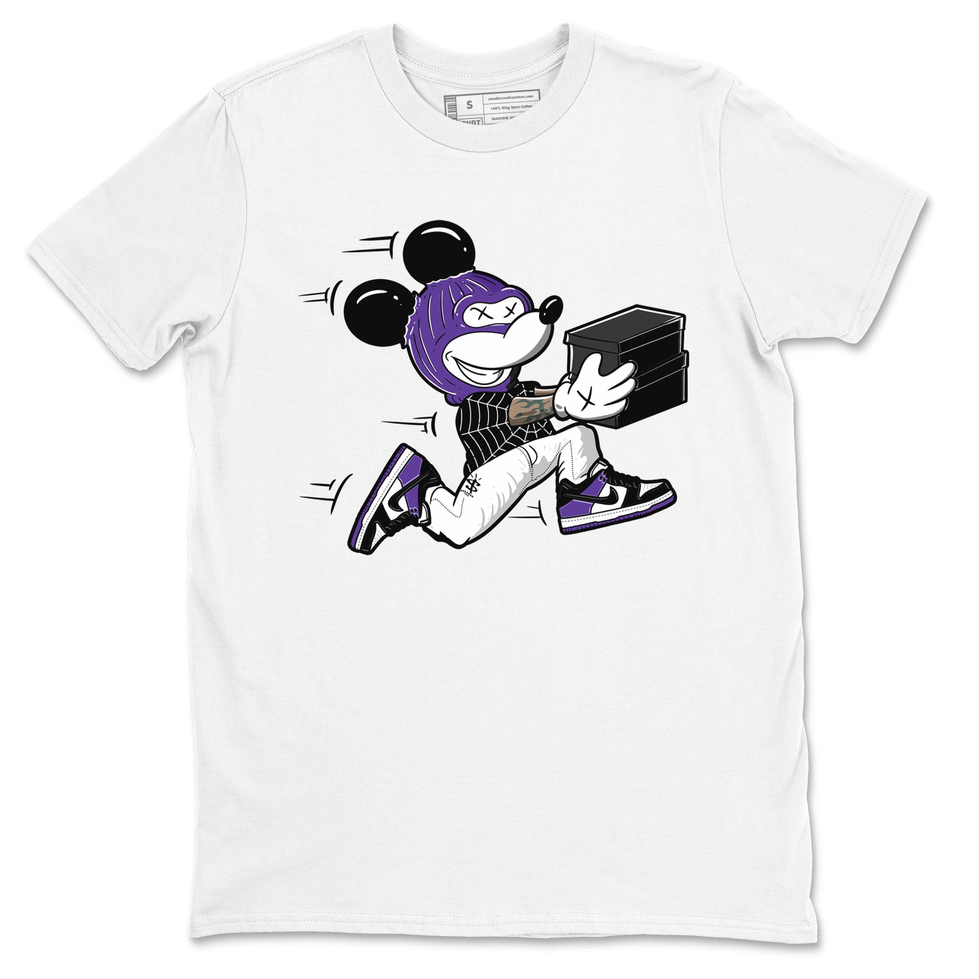 Thief Mouse snkmatch Tees - Dunk Low Court Purple
