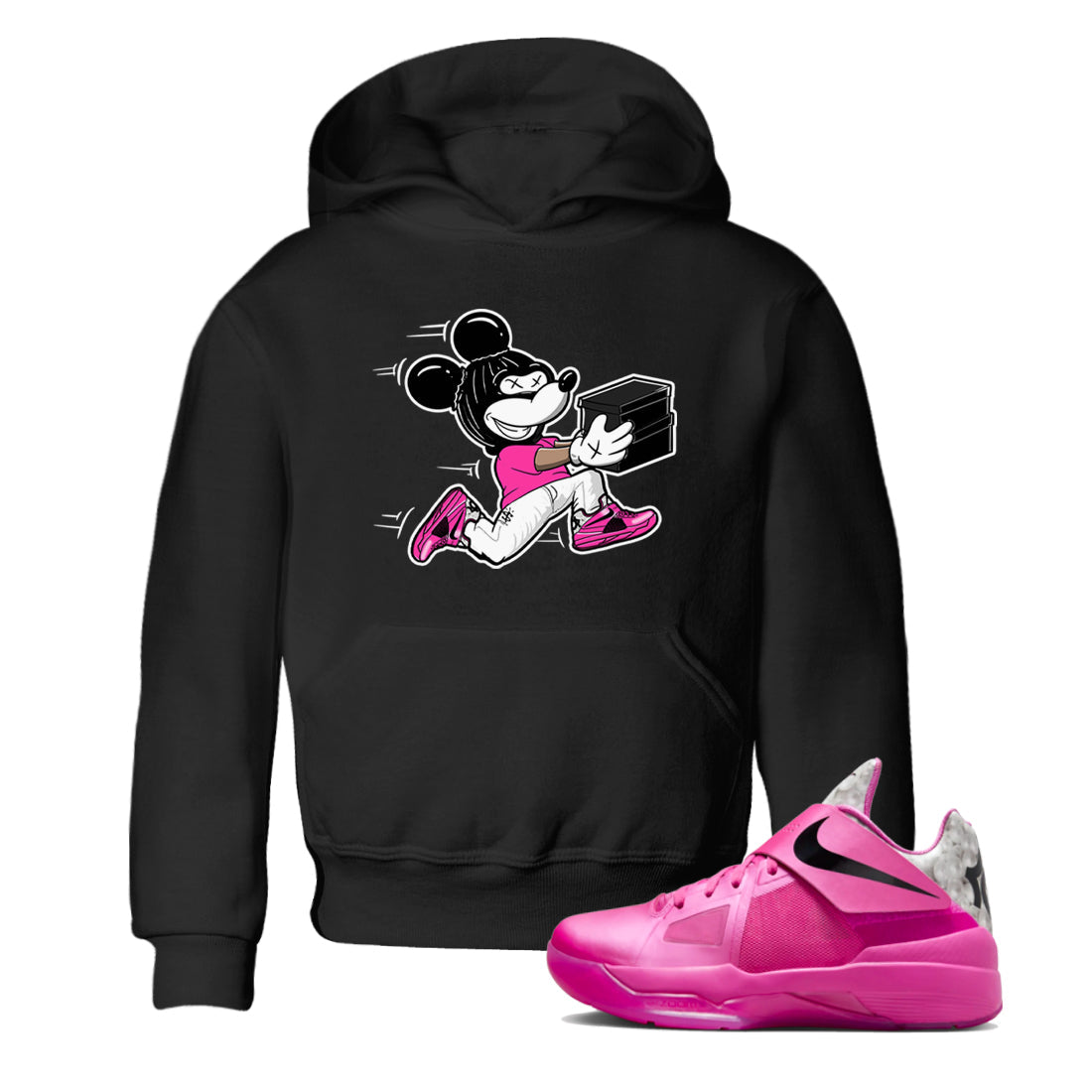 Thief Mouse snkmatch Tees Kids - Nike KD 4 Aunt Pearl