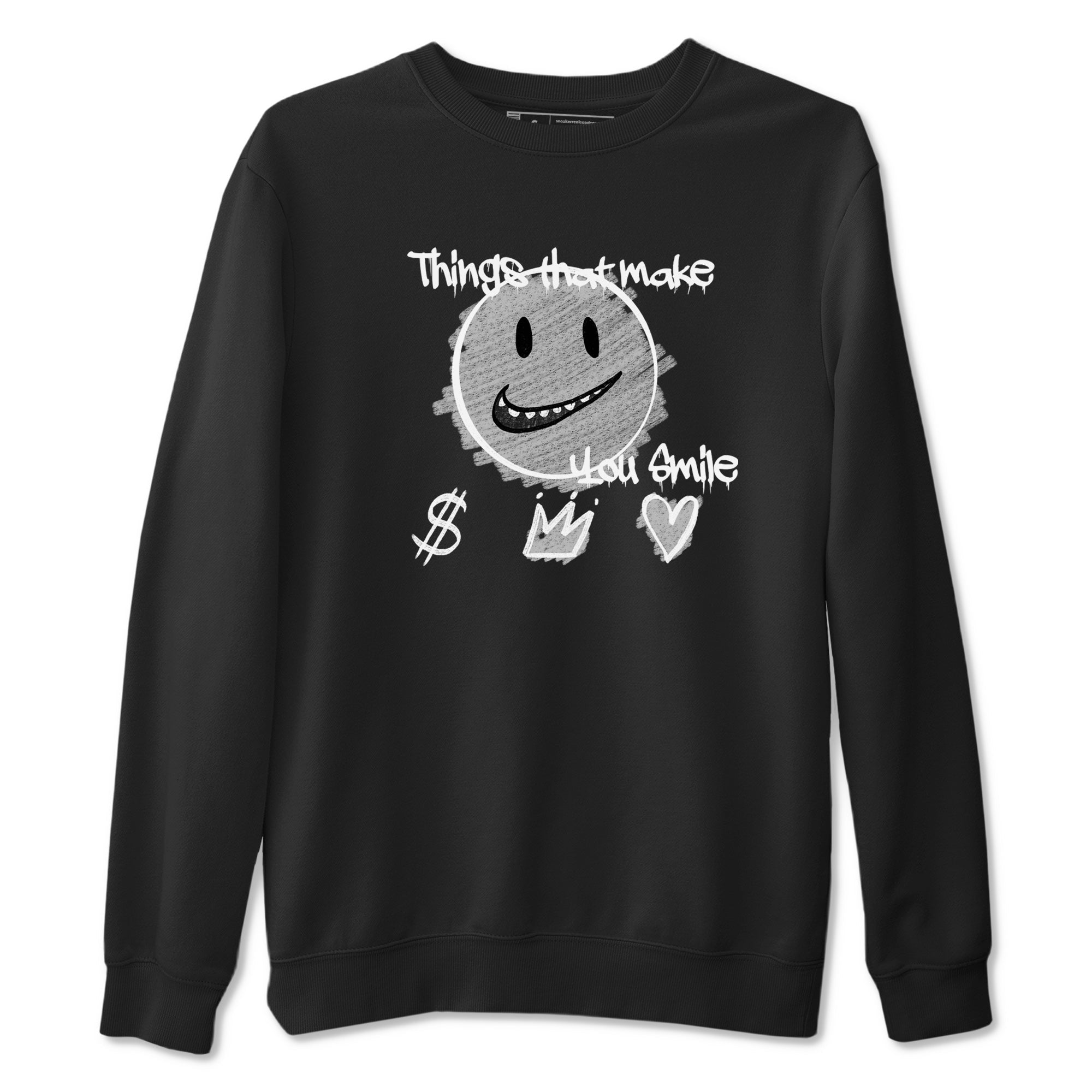 Things That Make You Smile snkmatch Tees - Air Jordan 1 Wolf Grey