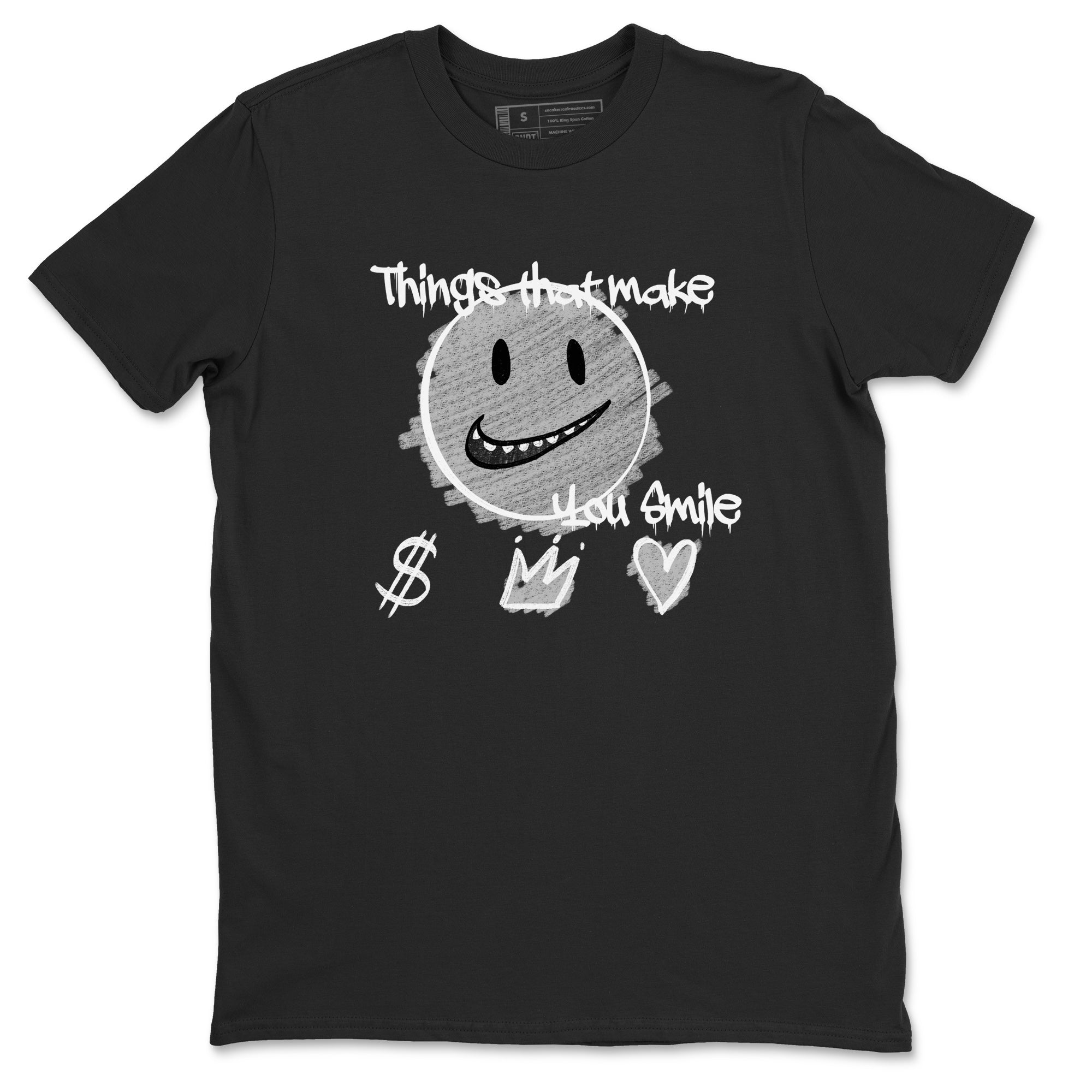 Things That Make You Smile snkmatch Tees - Air Jordan 1 Wolf Grey