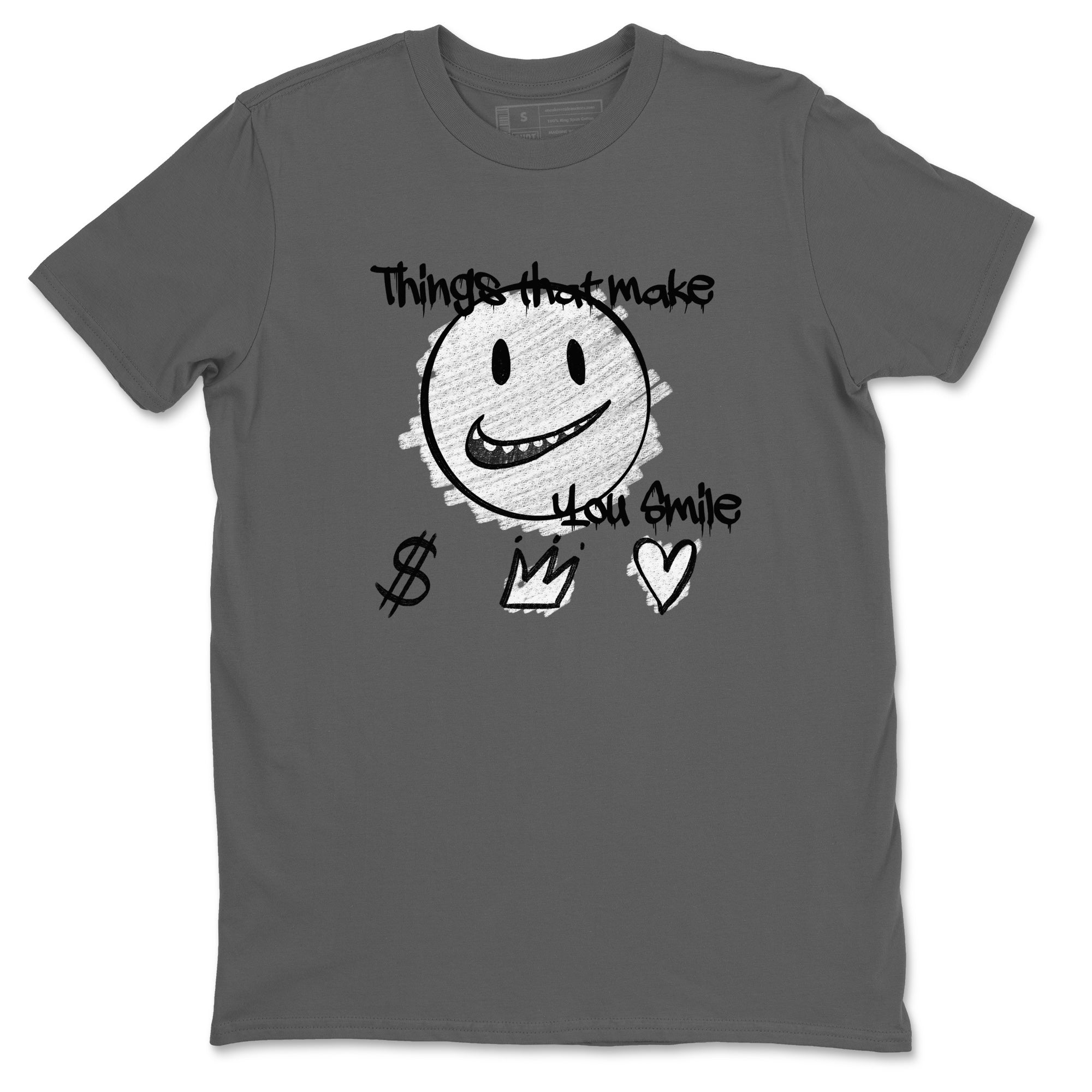 Things That Make You Smile snkmatch Tees - Air Jordan 1 Wolf Grey