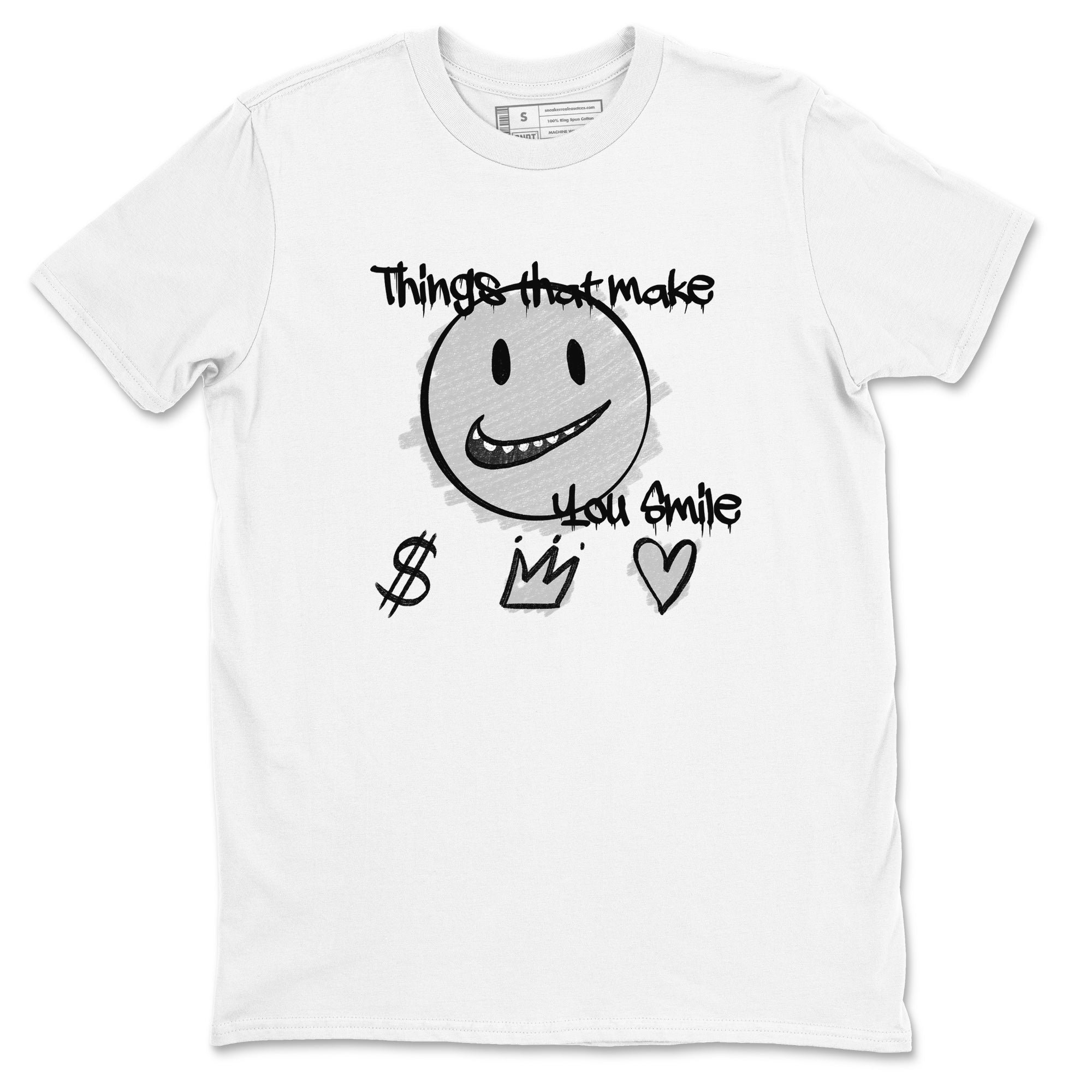 Things That Make You Smile snkmatch Tees - Air Jordan 1 Wolf Grey