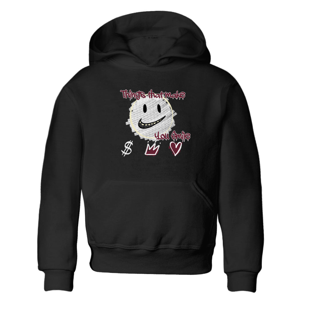 Things That Make You Smile snkmatch Tees Kids - Air Jordan 3 A Ma Maniere x Burgundy Crush