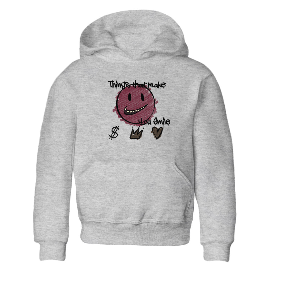Things That Make You Smile snkmatch Tees Kids - Air Jordan 3 A Ma Maniere x Burgundy Crush