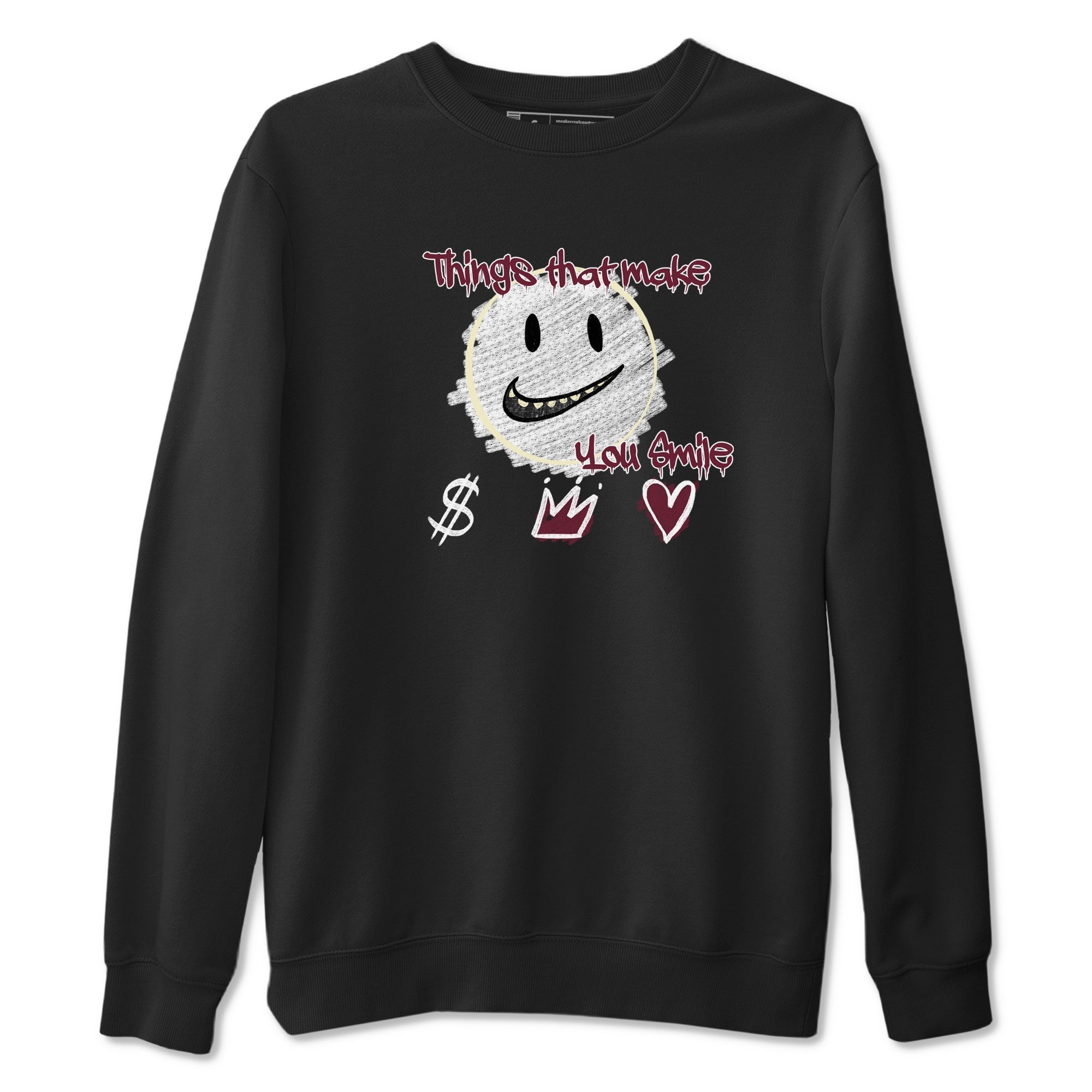 Things That Make You Smile snkmatch Tees - Air Jordan 3 A Ma Maniere x Burgundy Crush