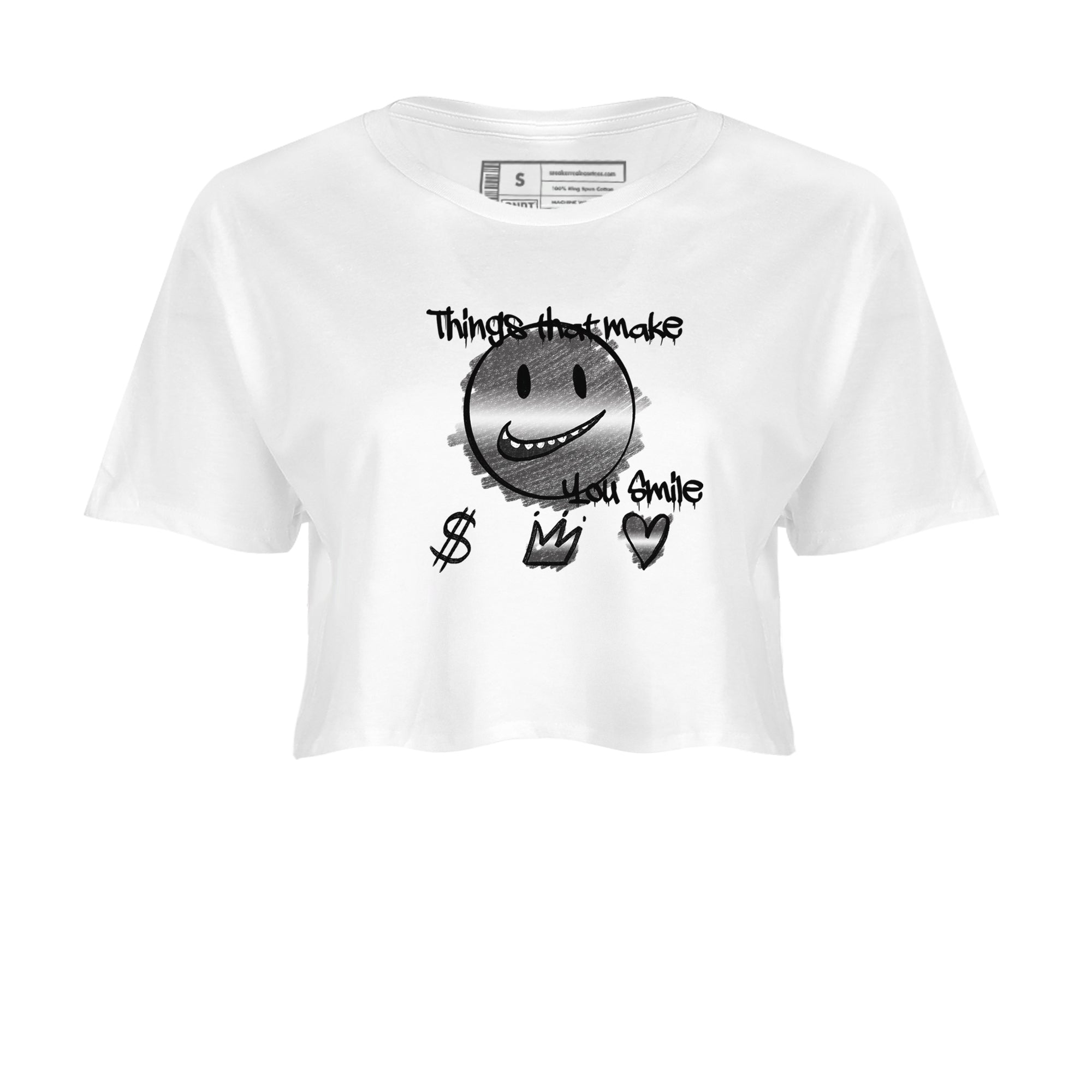 Things That Make You Smile snkmatch Women's Top - Air Jordan 4 Black Cat