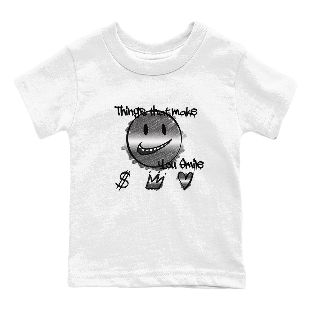 Things That Make You Smile snkmatch Tees Kids - Air Jordan 4 Black Cat