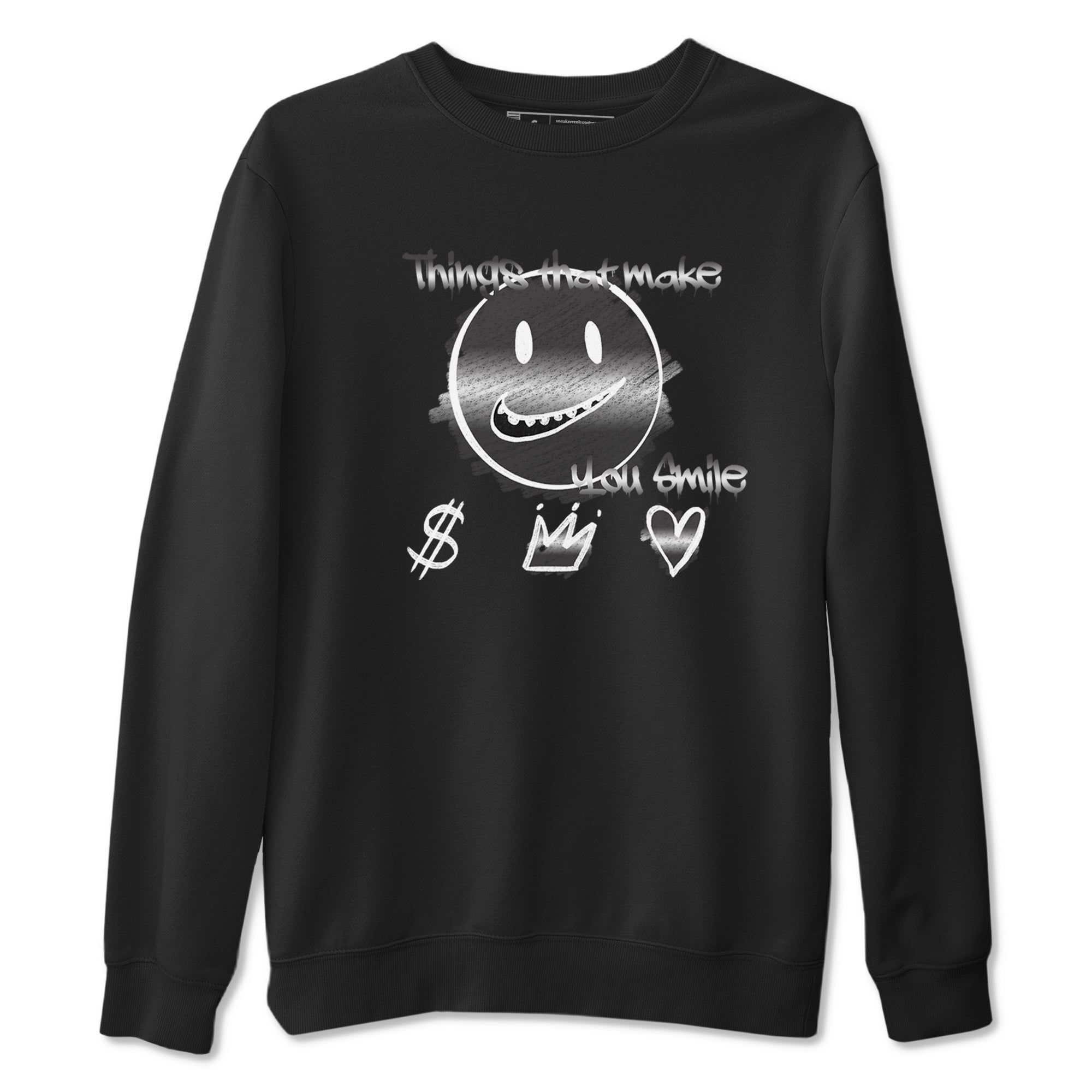 Things That Make You Smile snkmatch Tees - Air Jordan 4 Black Cat