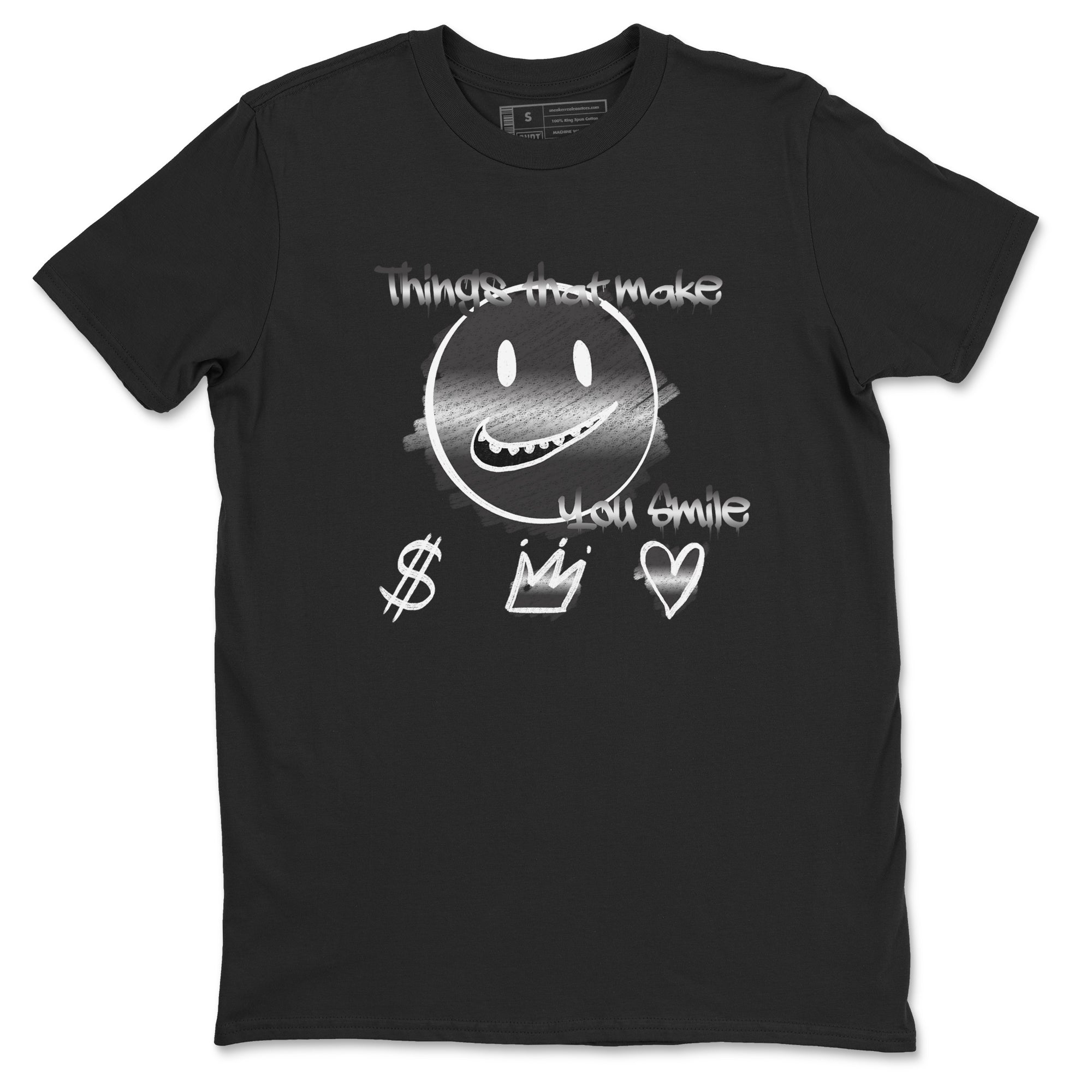 Things That Make You Smile snkmatch Tees - Air Jordan 4 Black Cat