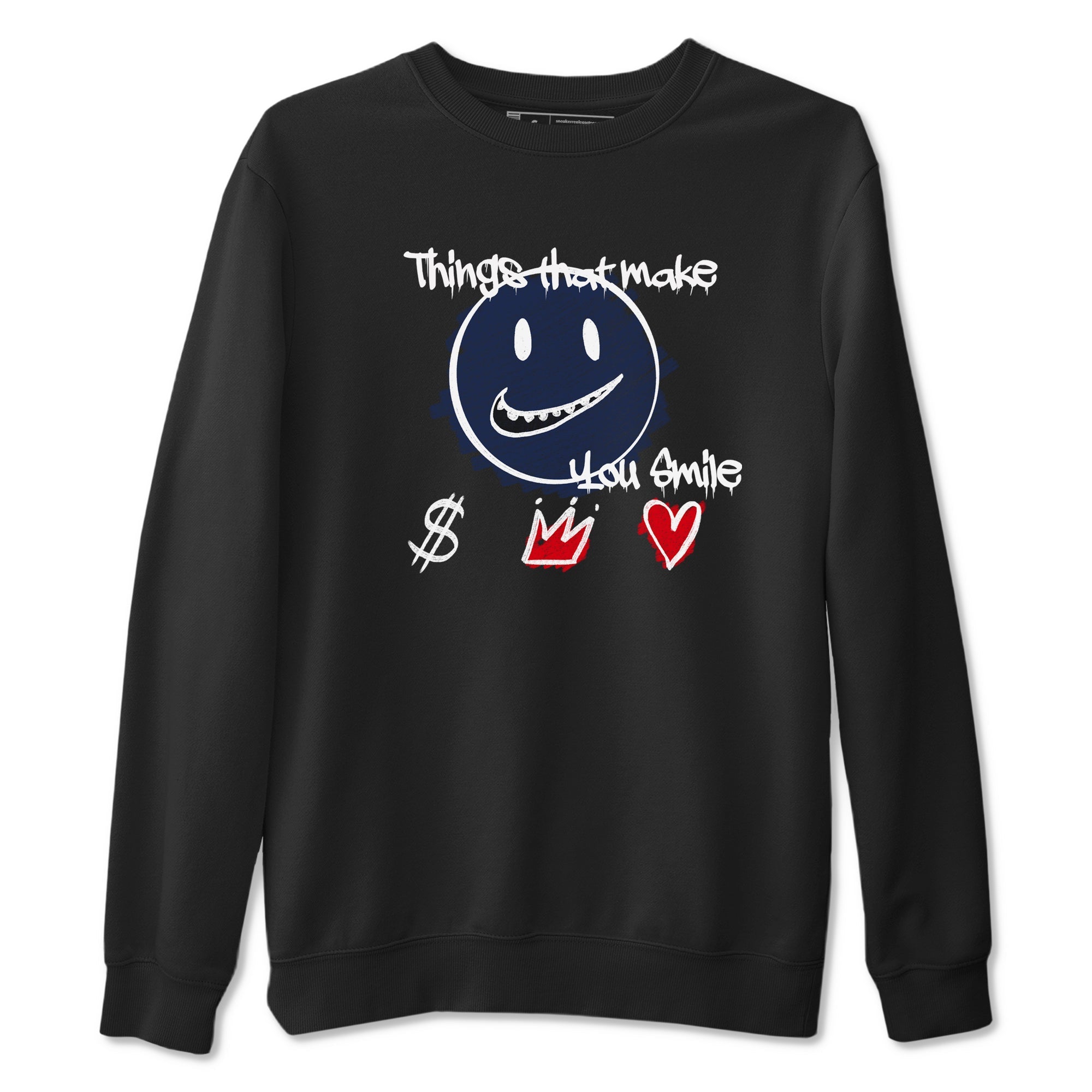 Things That Make You Smile snkmatch Tees - Air Jordan 6 White And Midnight Navy