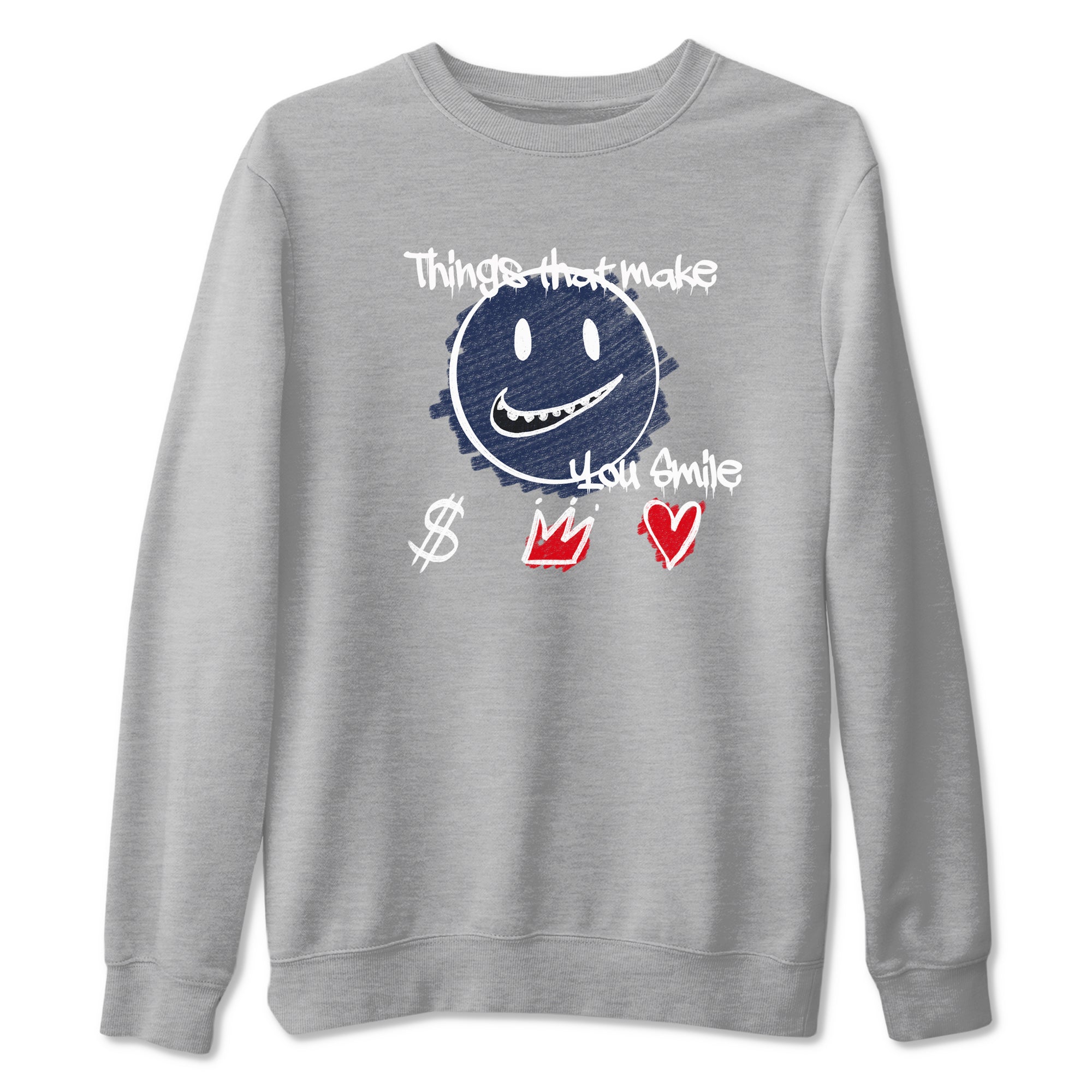 Things That Make You Smile snkmatch Tees - Air Jordan 6 White And Midnight Navy