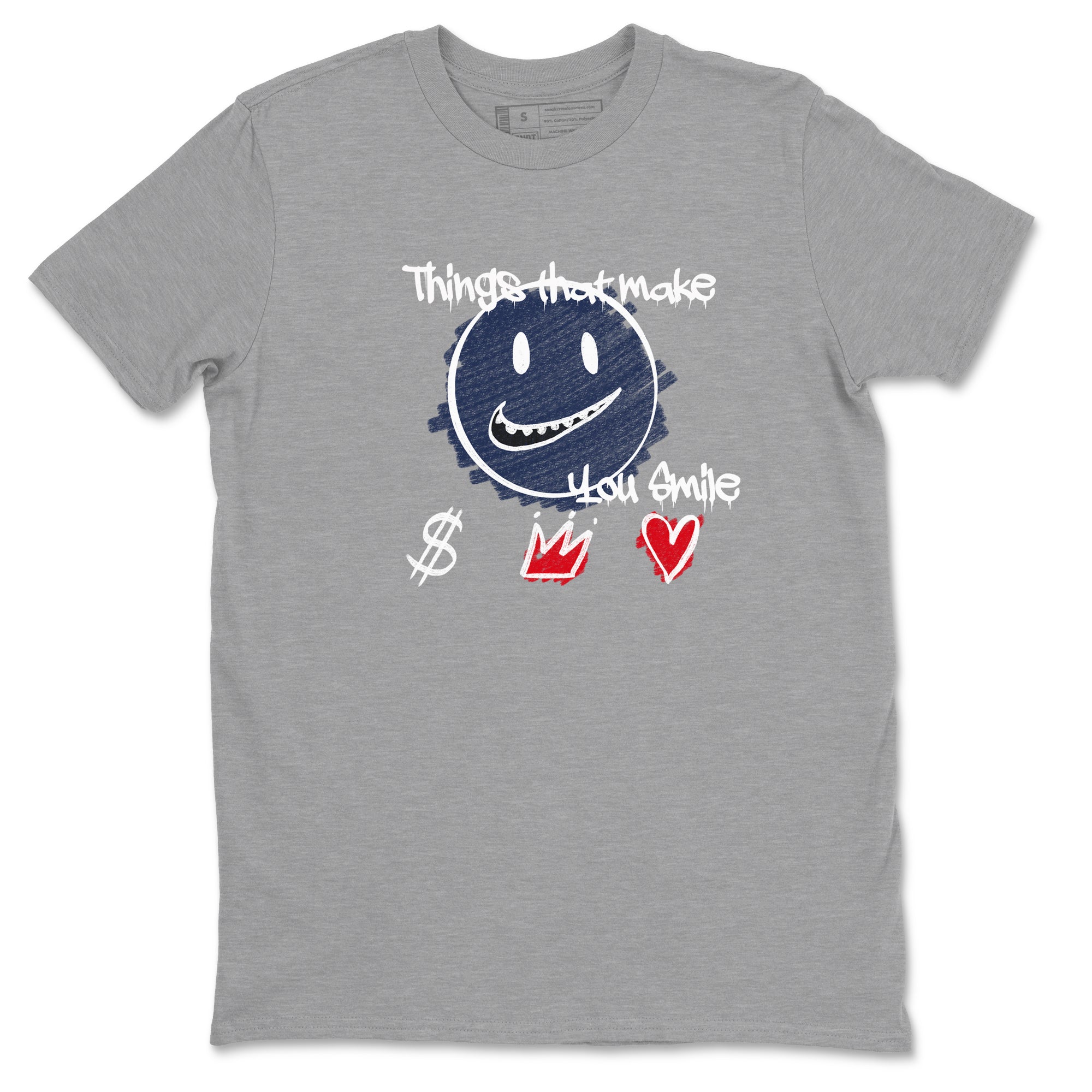 Things That Make You Smile snkmatch Tees - Air Jordan 6 White And Midnight Navy