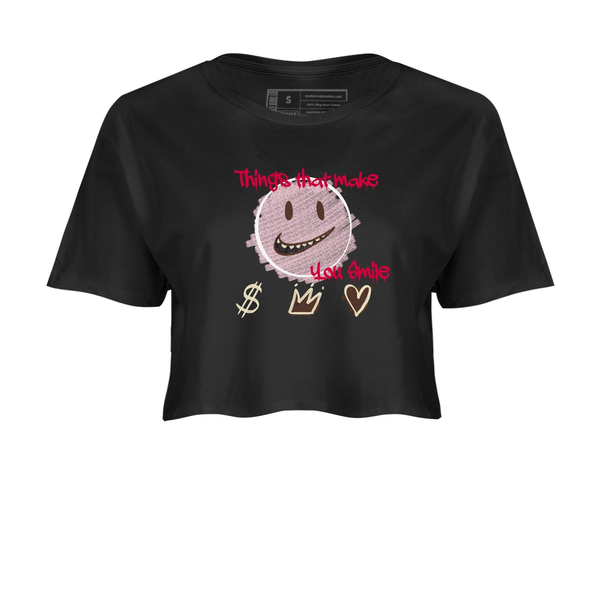 Things That Make You Smile snkmatch Women's Top - Dunk Cacao Wow And Pink Foam