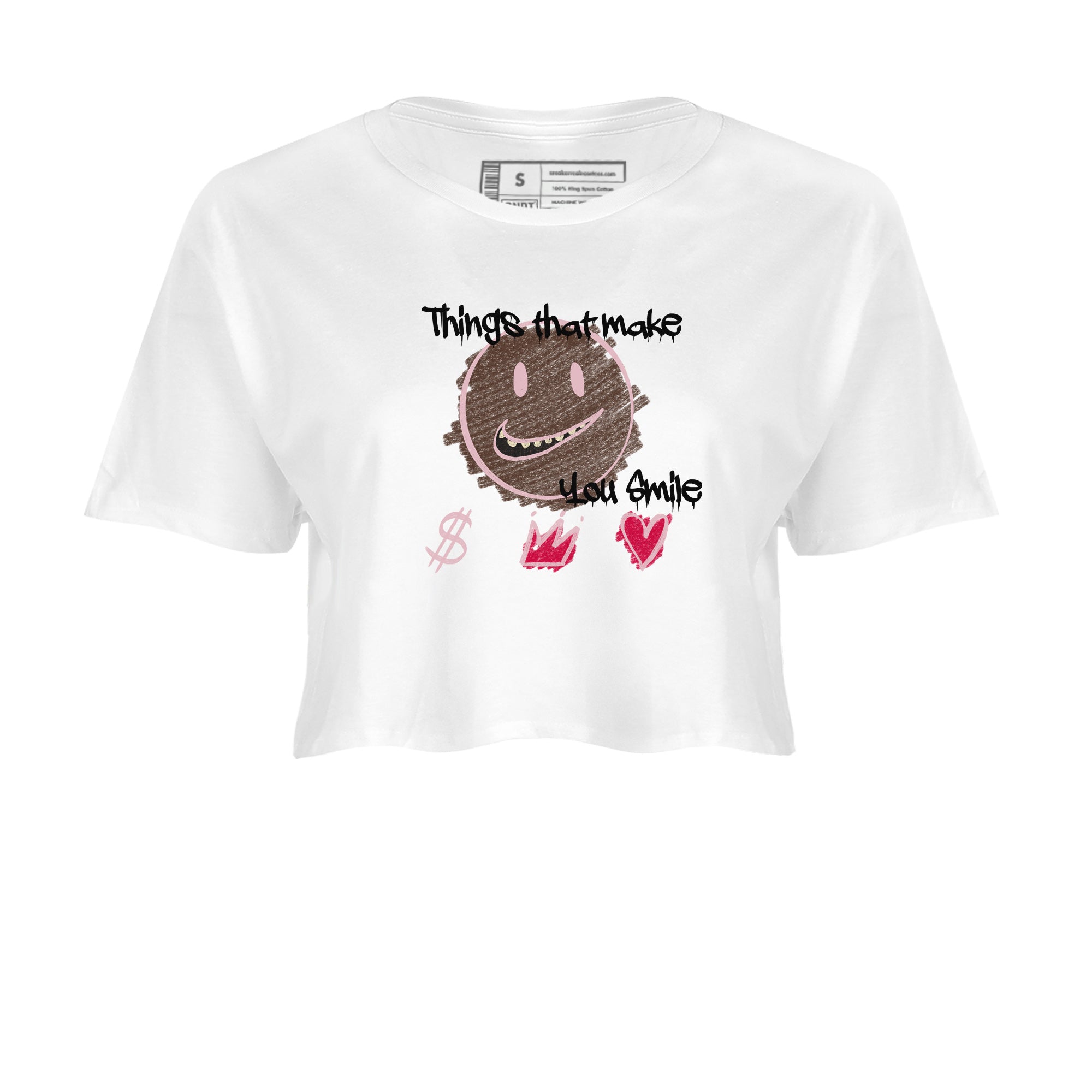 Things That Make You Smile snkmatch Women's Top - Dunk Cacao Wow And Pink Foam