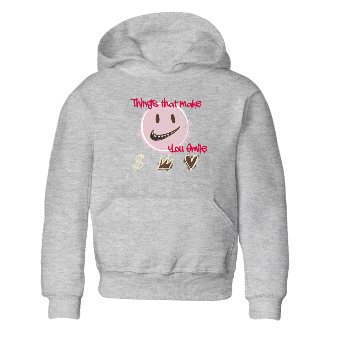 Things That Make You Smile snkmatch Tees Kids - Dunk Cacao Wow And Pink Foam