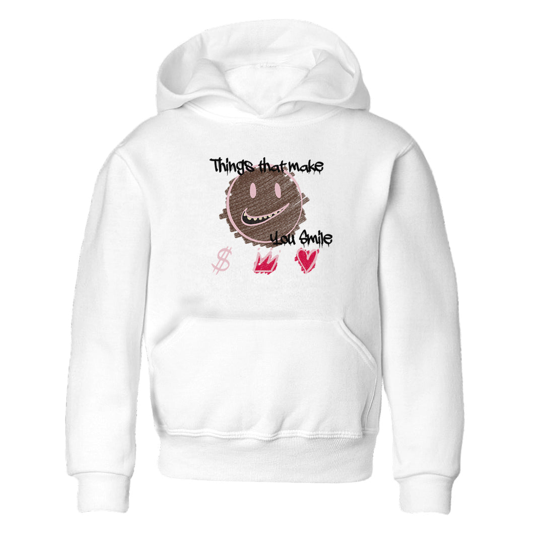 Things That Make You Smile snkmatch Tees Kids - Dunk Cacao Wow And Pink Foam
