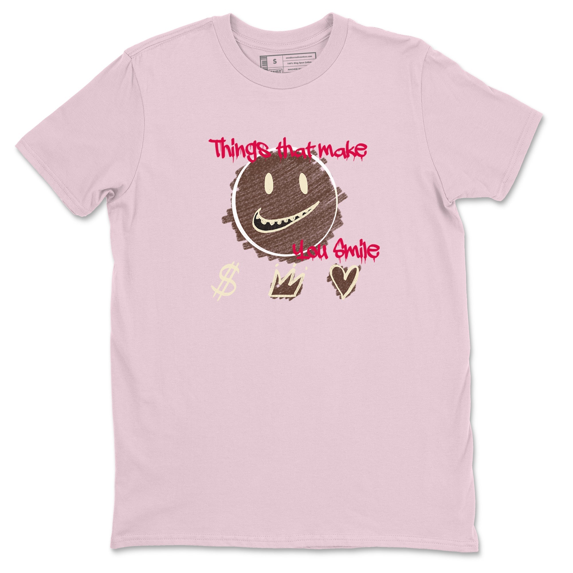 Things That Make You Smile snkmatch Tees - Dunk Cacao Wow And Pink Foam