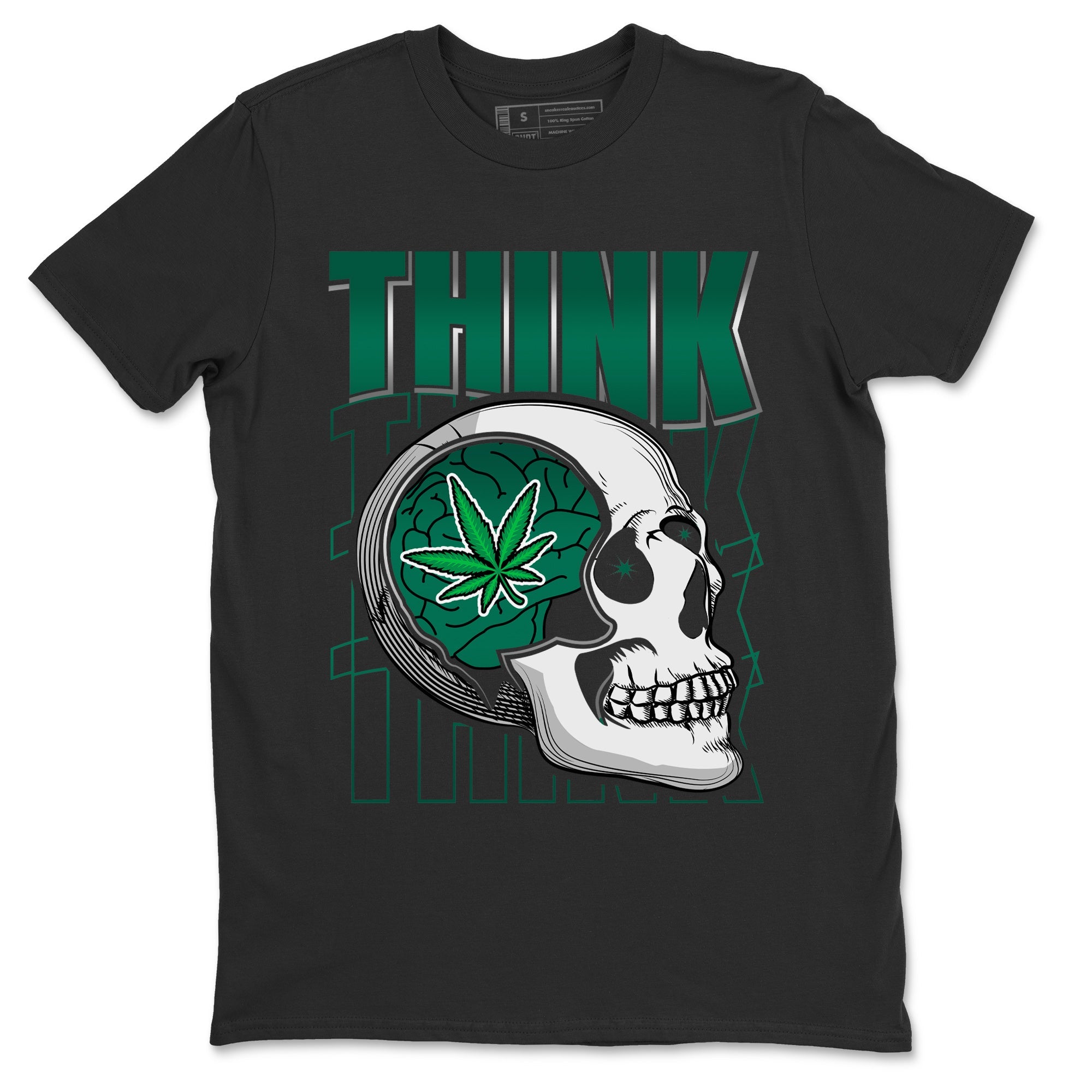 Think Skeleton Unisex Tops - Air Jordan 1 Gorge Green