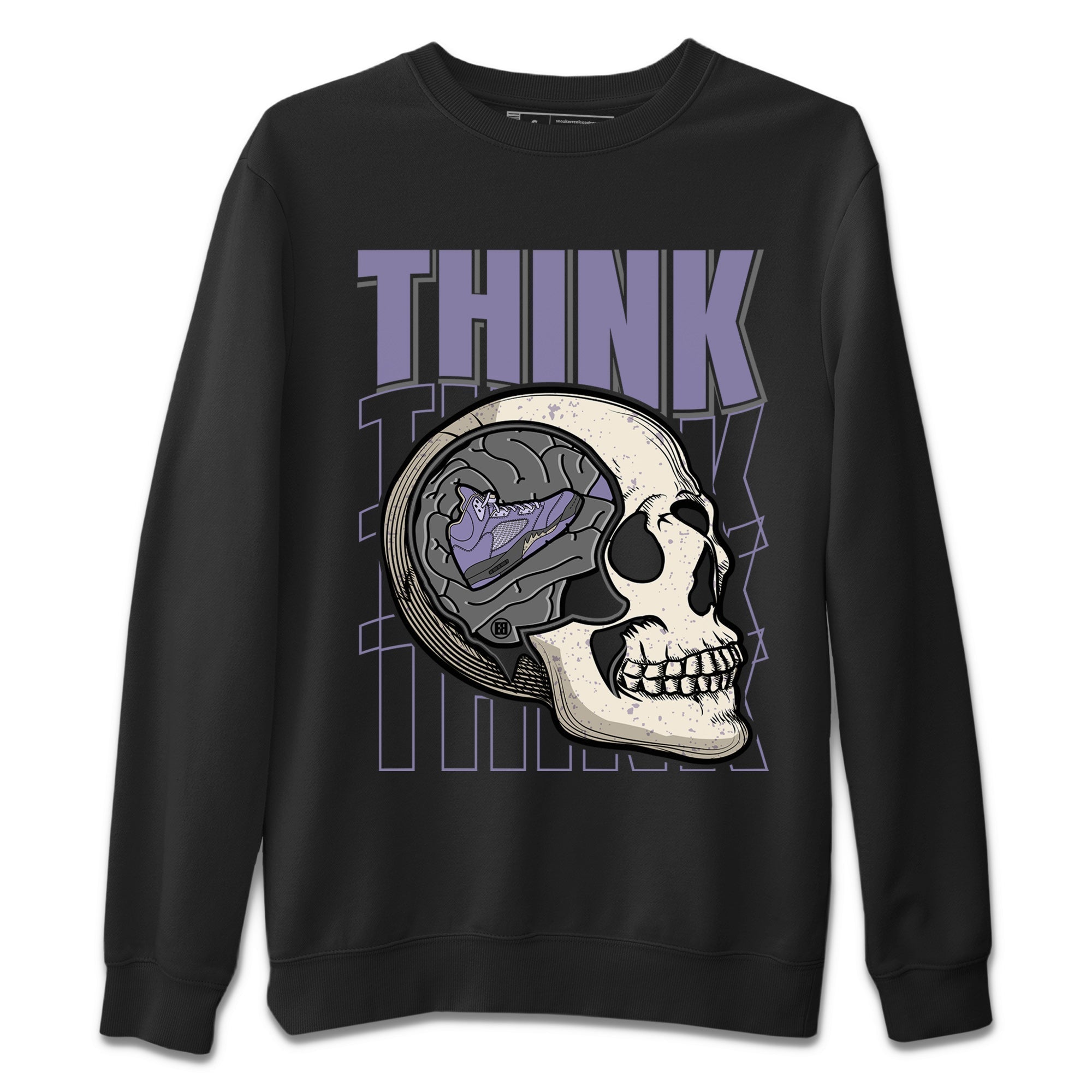 Think Think Think Unisex Tops - Air Jordan 5 Indigo Haze