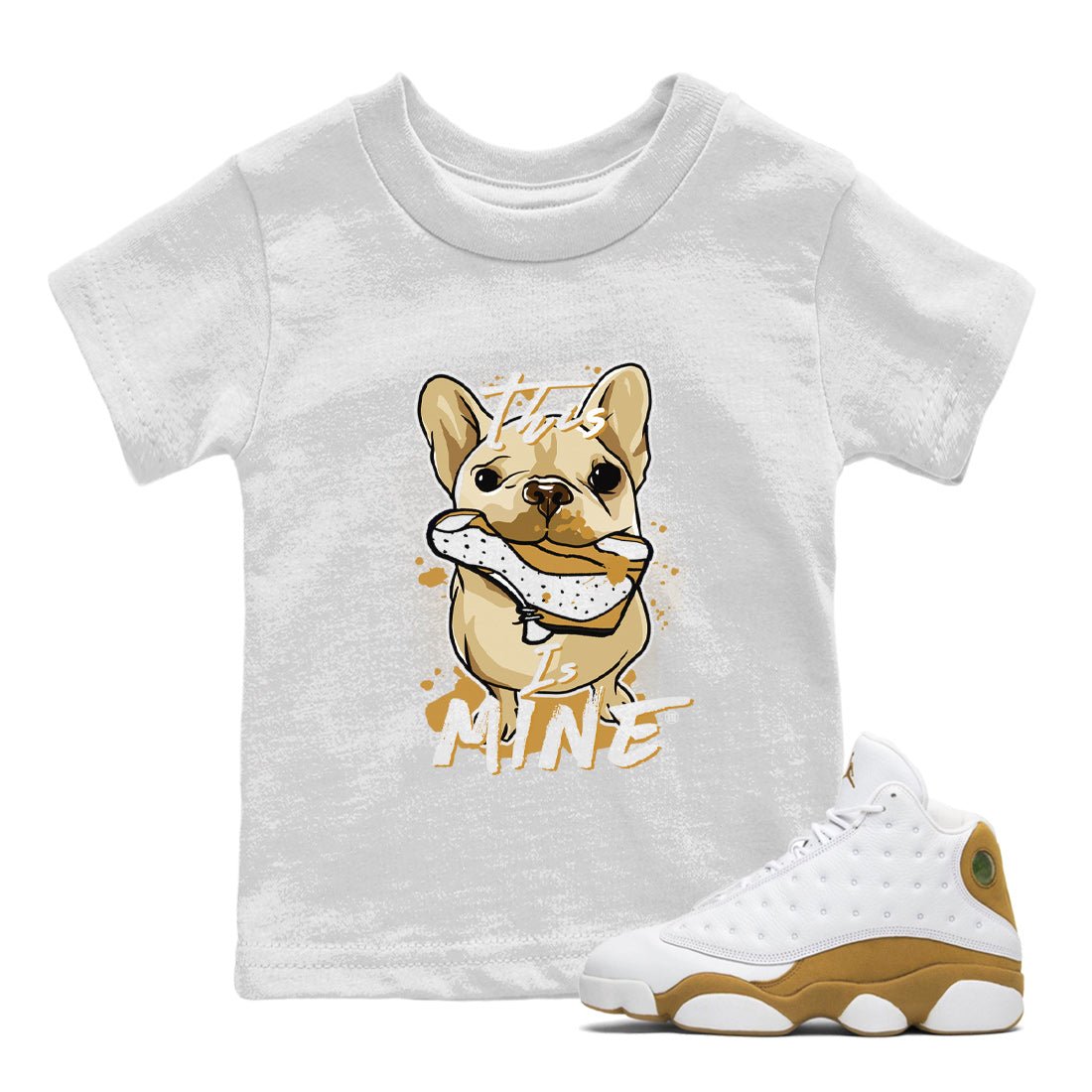 This Is Mine Kids Tops - Air Jordan 13 Wheat