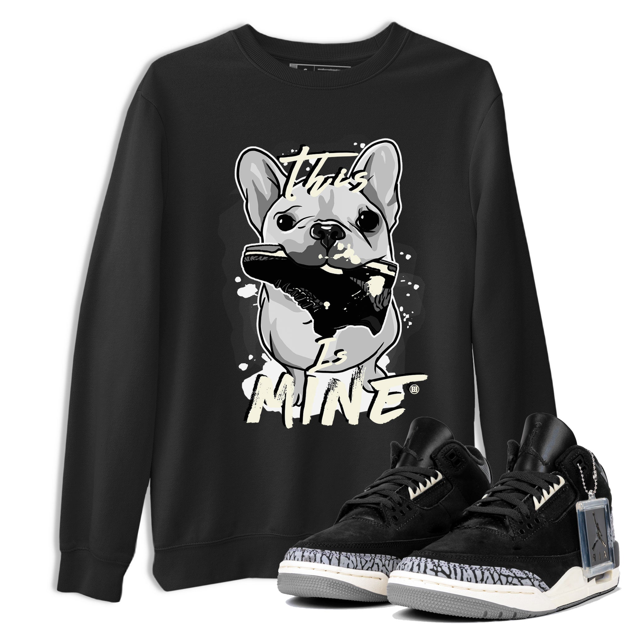 This Is Mine snkmatch Tee - Air Jordan 3 Off Noir