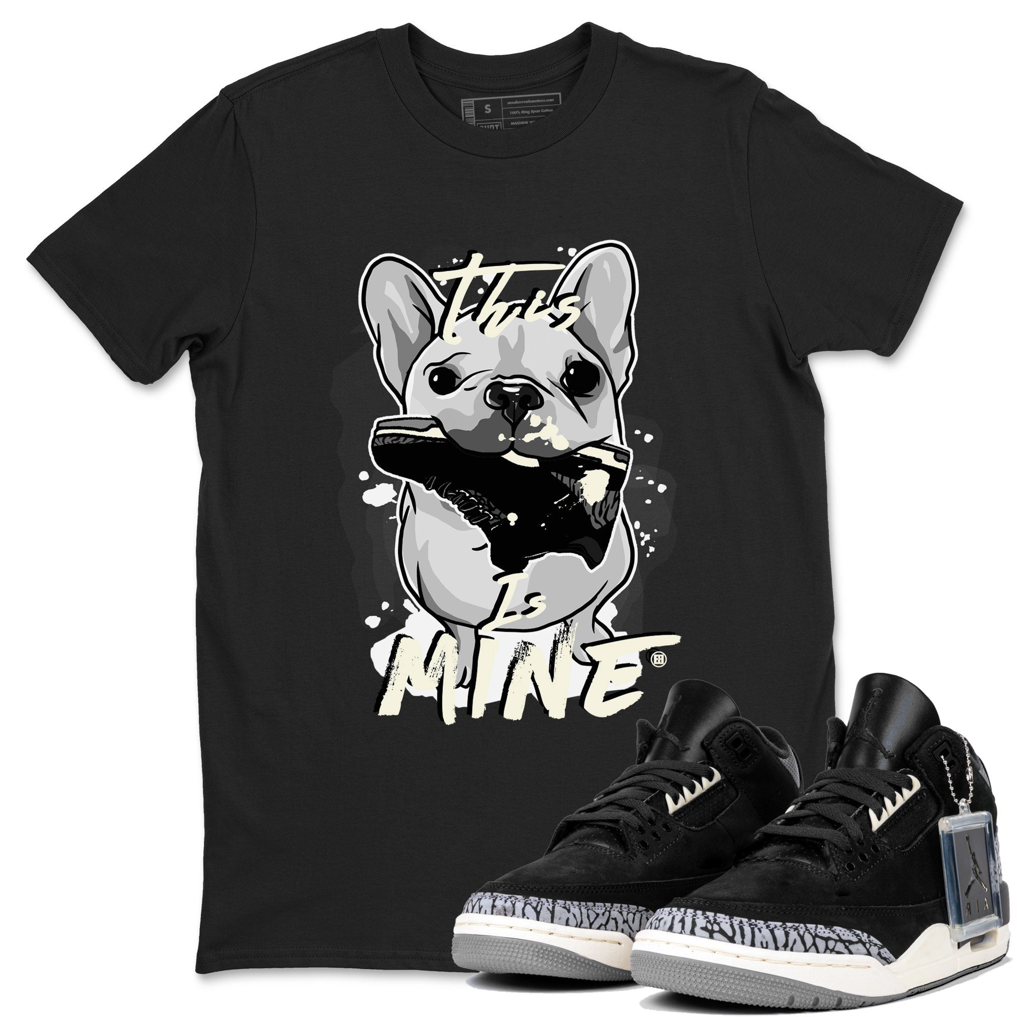 This Is Mine snkmatch Tee - Air Jordan 3 Off Noir