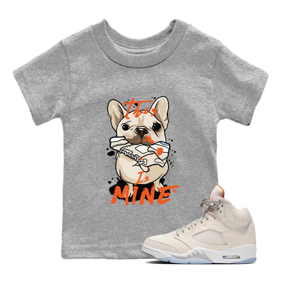 This Is Mine Kids Tops - Air Jordan 5 Craft