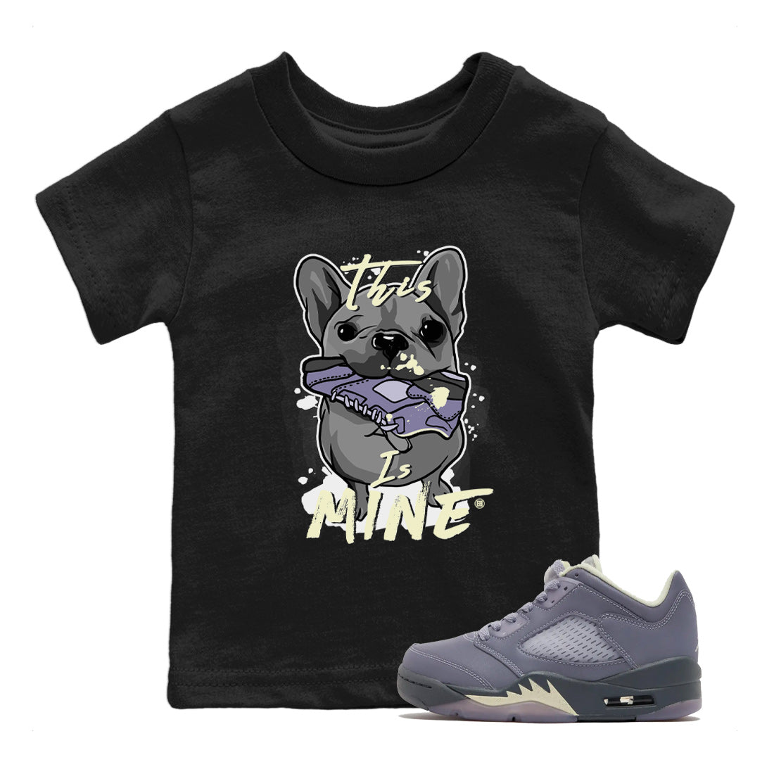 This Is Mine Kids Tops - Air Jordan 5 Indigo Haze