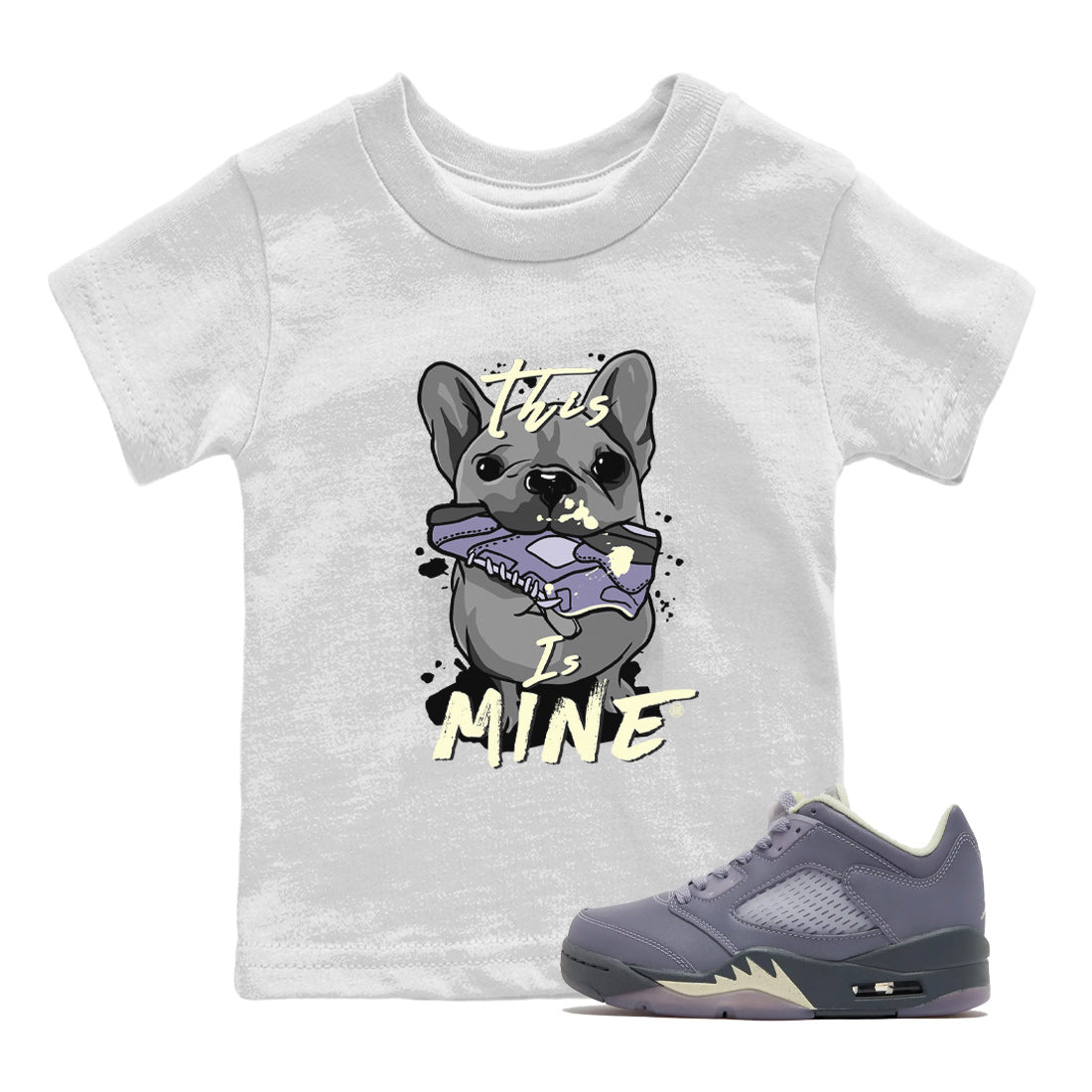 This Is Mine Kids Tops - Air Jordan 5 Indigo Haze