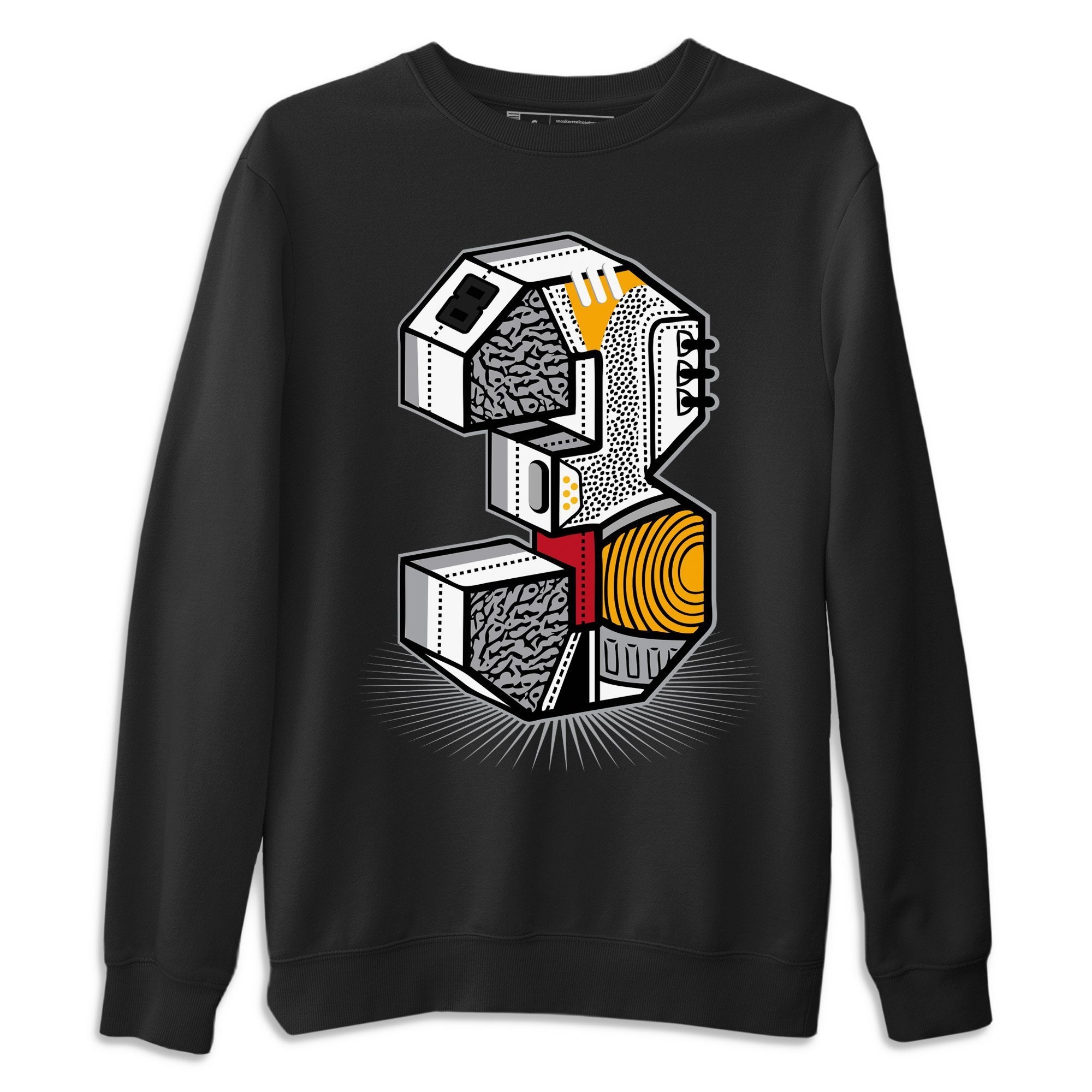 Three Statue Unisex Tops - Air Jordan 3 Cool Grey