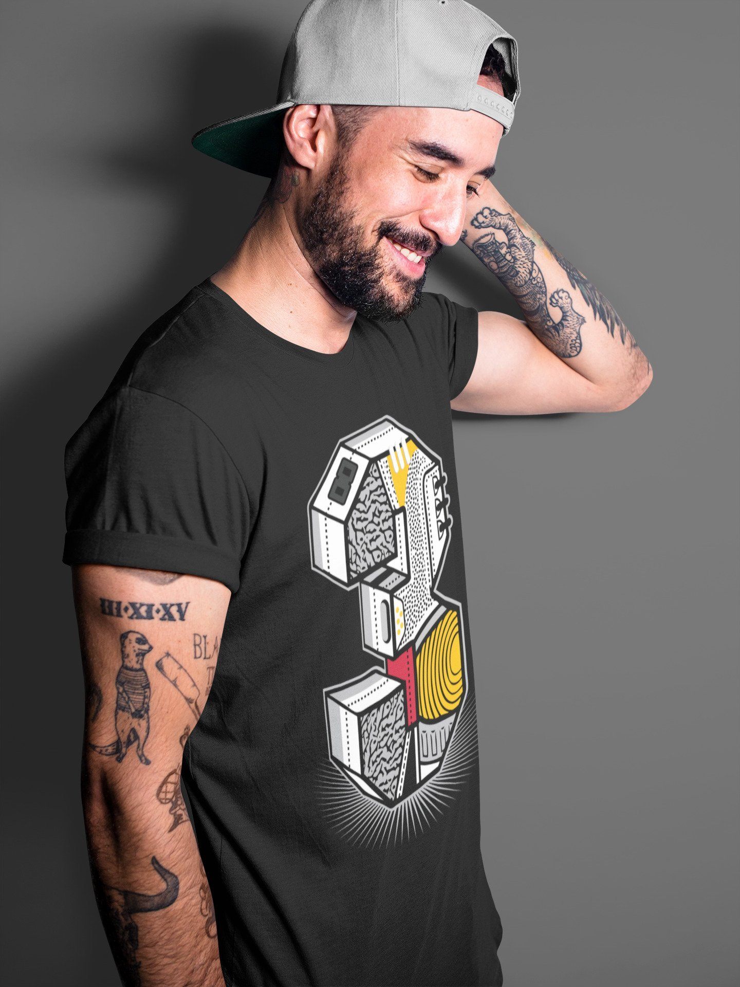 Three Statue Unisex Tops - Air Jordan 3 Cool Grey