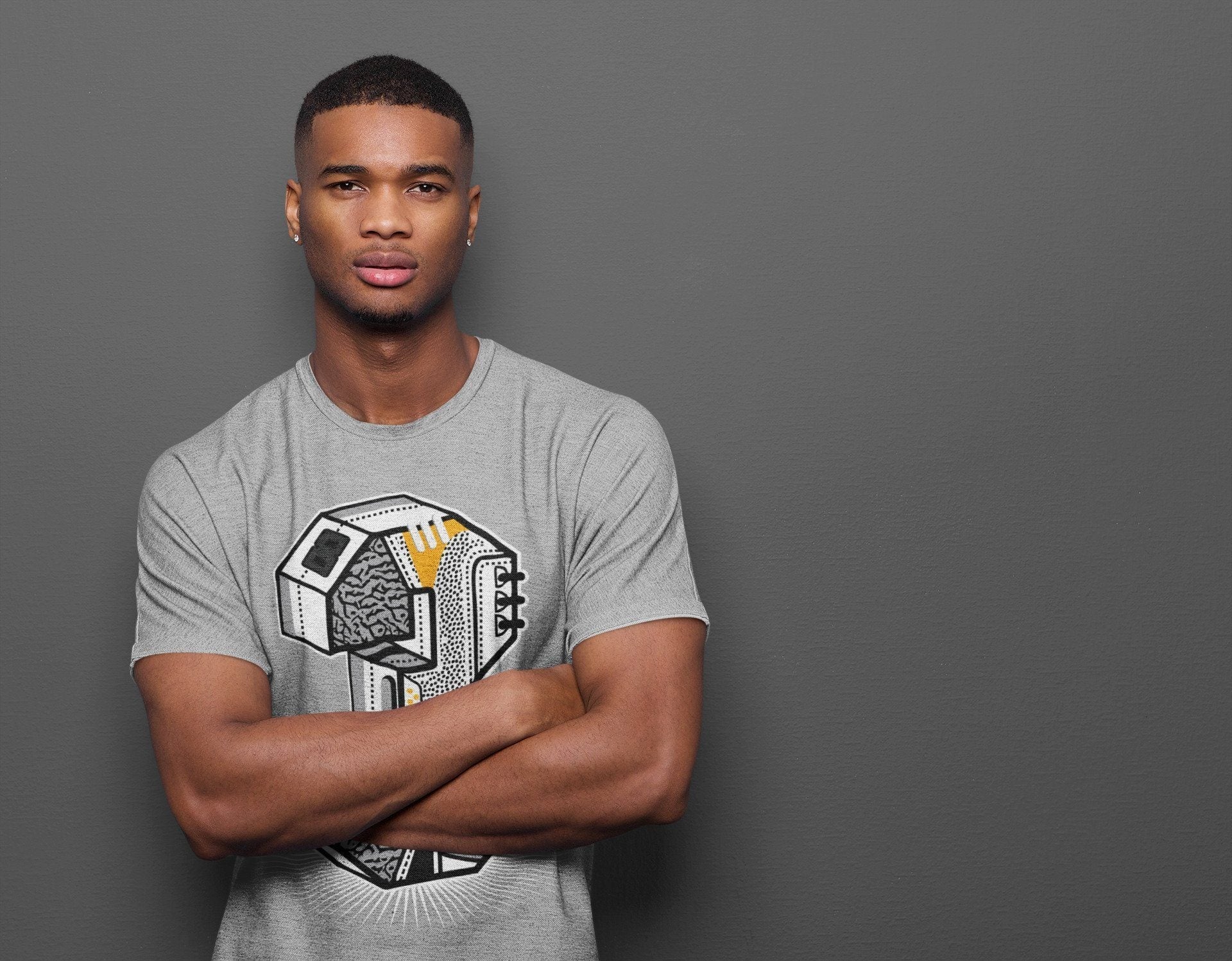 Three Statue Unisex Tops - Air Jordan 3 Cool Grey