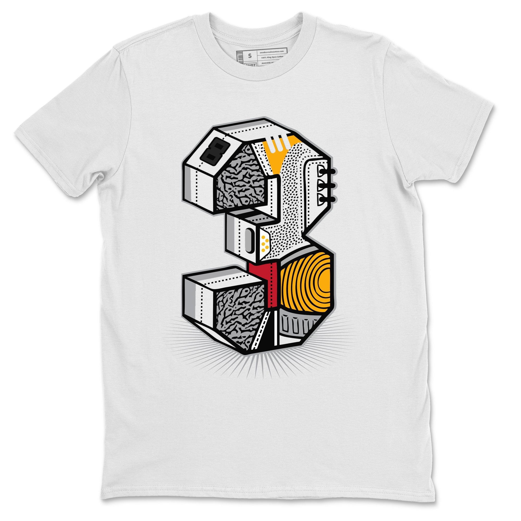 Three Statue Unisex Tops - Air Jordan 3 Cool Grey