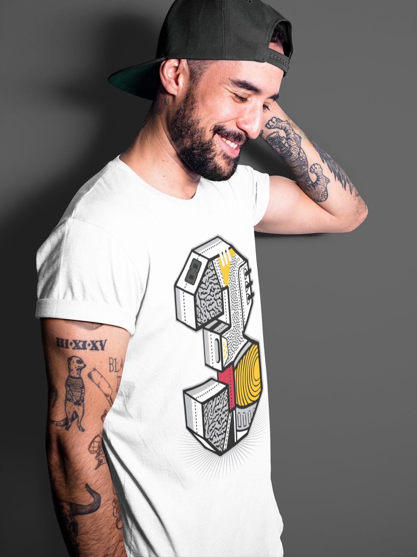 Three Statue Unisex Tops - Air Jordan 3 Cool Grey