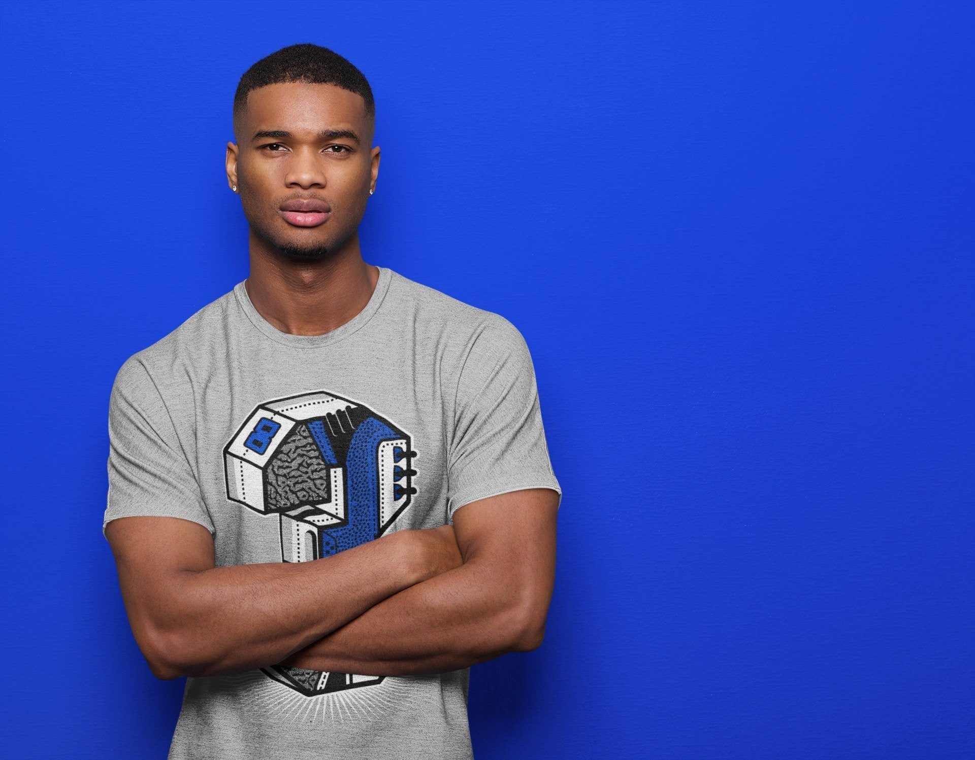 Three Statue Unisex Tops - Air Jordan 3 Racer Blue