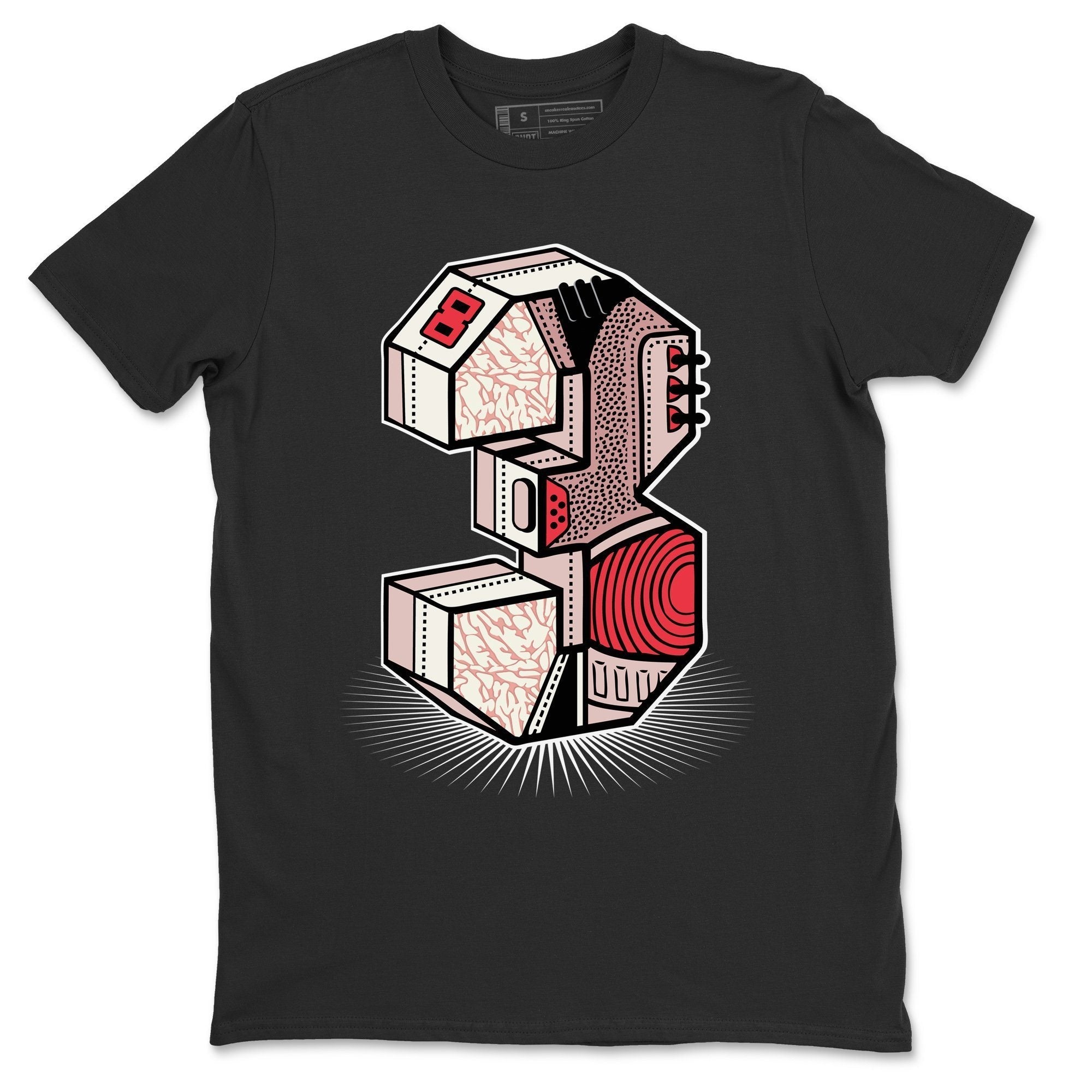 Three Statue Unisex Tops - Air Jordan 3 Rust Pink